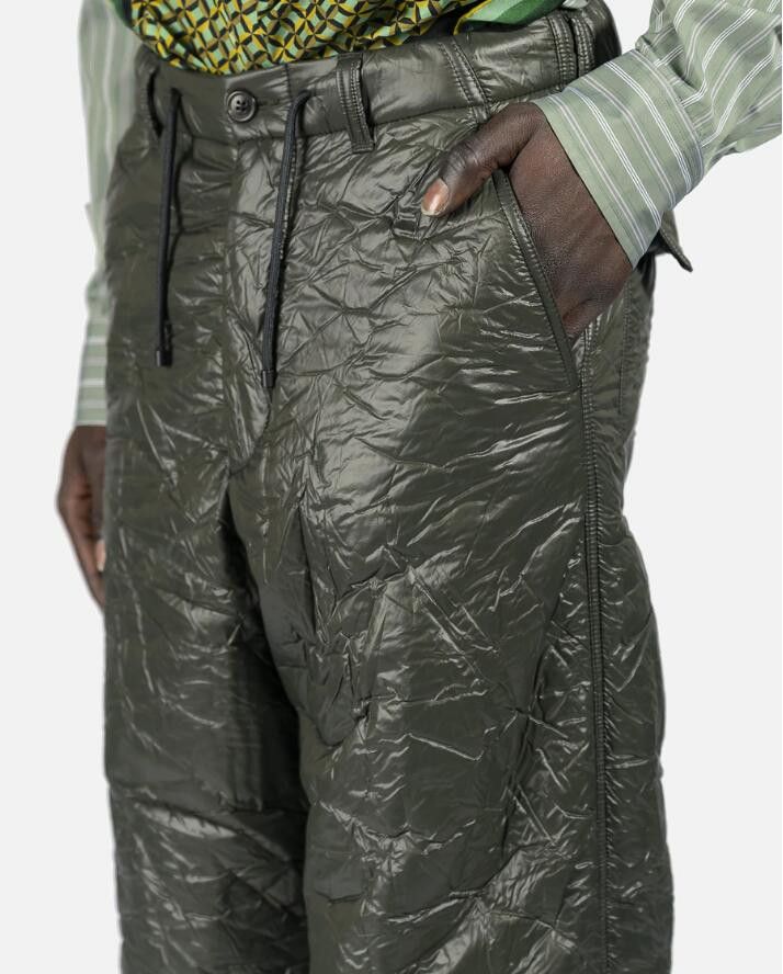 Dries Van Noten BNWT AW21 DRIES VAN NOTEN PERTO CRINKLED SATIN PANTS S Size US 30 / EU 46 - 14 Thumbnail