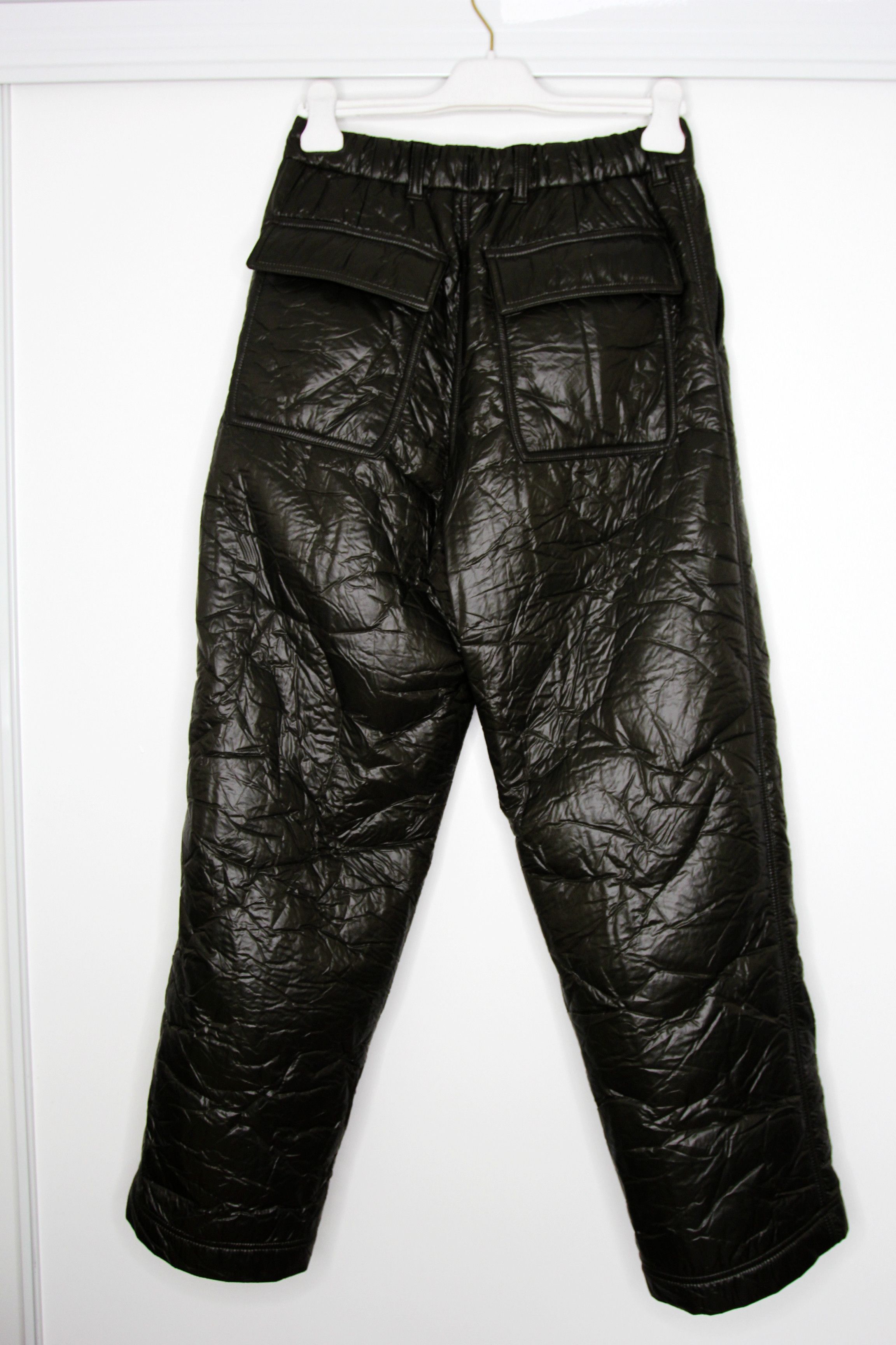 Dries Van Noten BNWT AW21 DRIES VAN NOTEN PERTO CRINKLED SATIN PANTS S Size US 30 / EU 46 - 3 Thumbnail