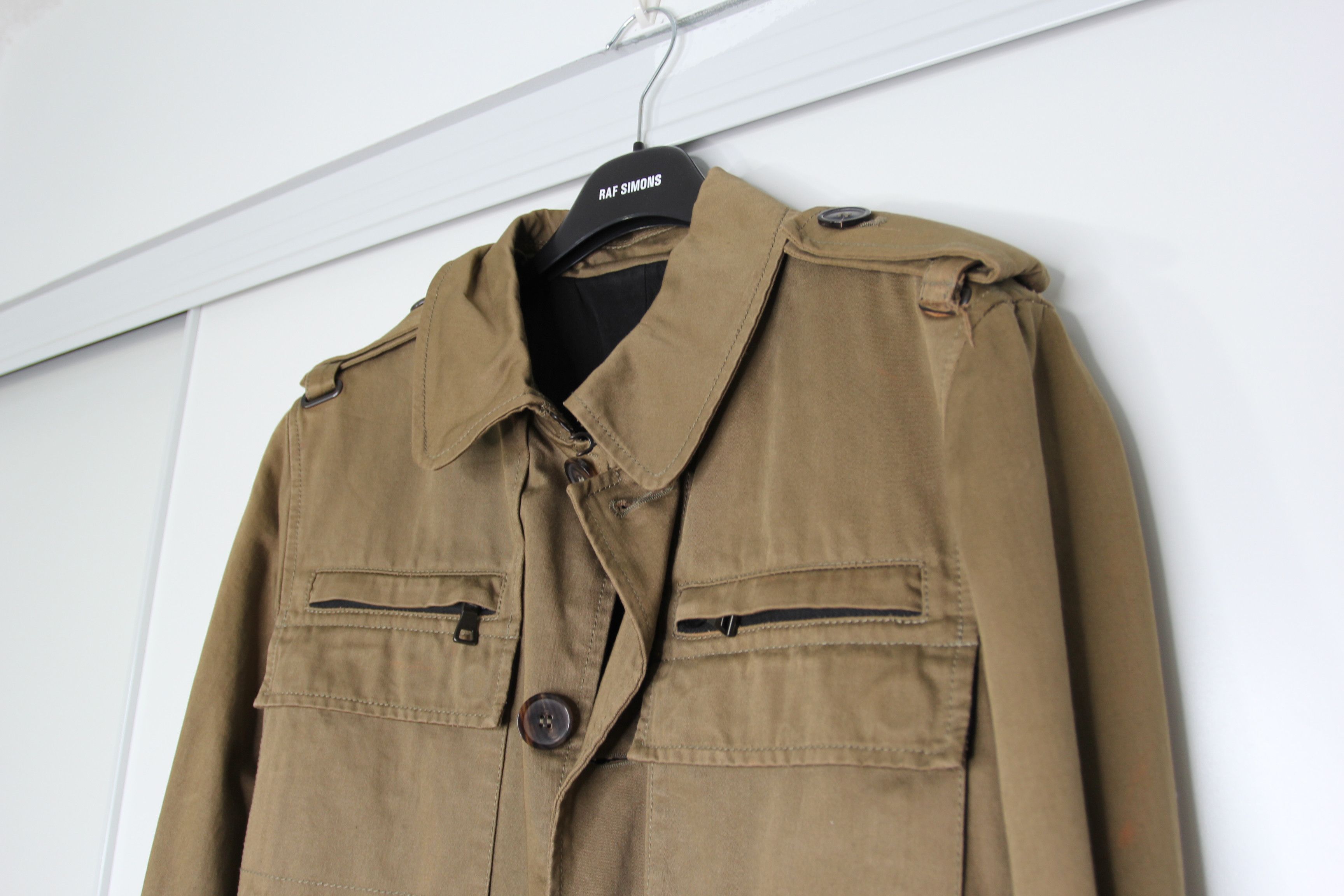 Balmain SS13 BALMAIN KHAKI MILITARY COAT 54 Size US L / EU 52-54 / 3 - 4 Thumbnail