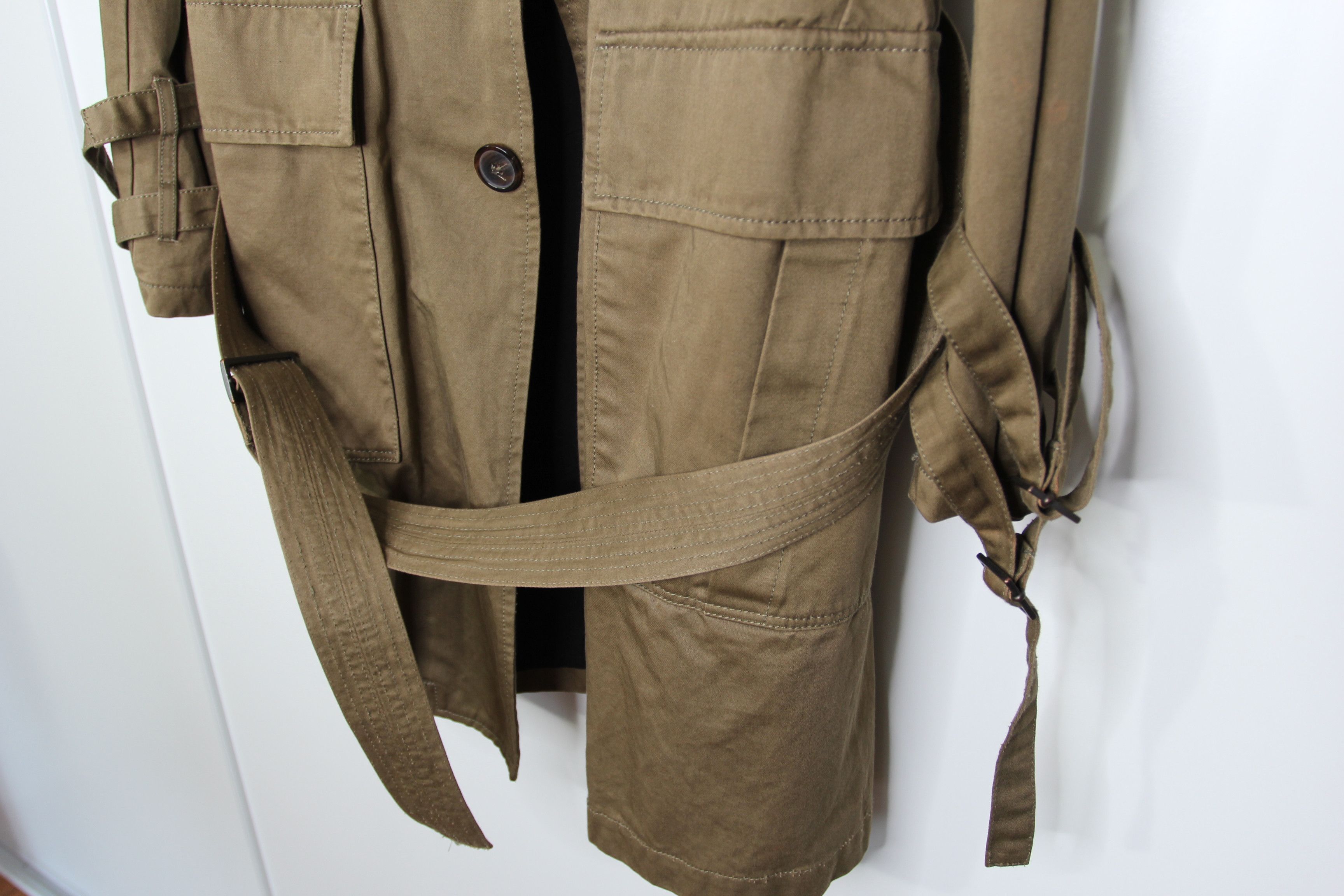 Balmain SS13 BALMAIN KHAKI MILITARY COAT 54 Size US L / EU 52-54 / 3 - 5 Thumbnail