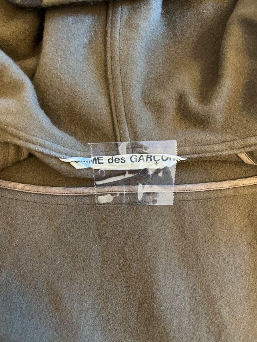 Comme des Garcons 90s Comme des Garcons Wool Camo Hoodie Brown Size US M / EU 48-50 / 2 - 3 Thumbnail