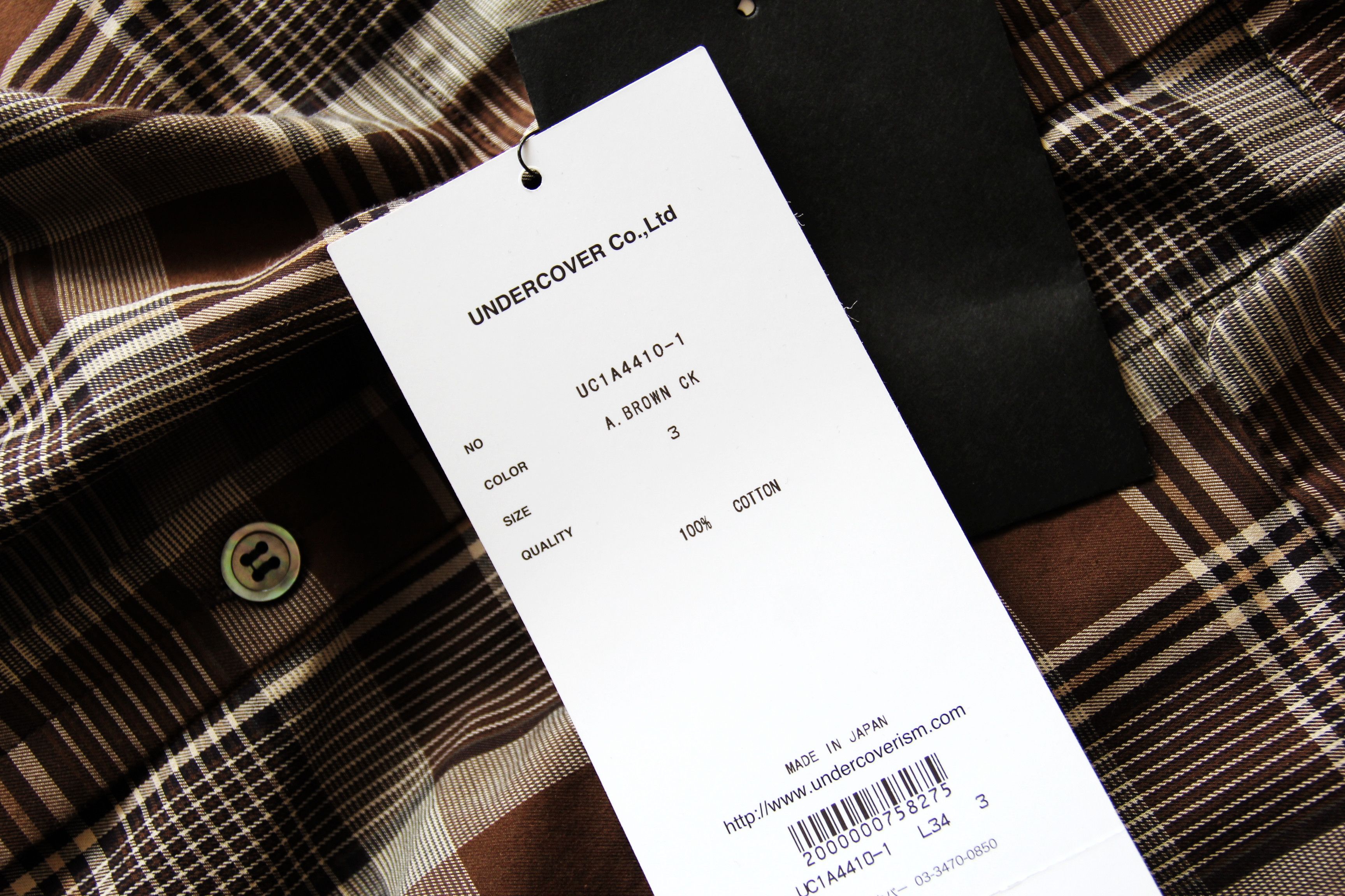 Undercover BNWT SS21 UNDERCOVER CHECK SHIRT 3 Size US L / EU 52-54 / 3 - 9 Thumbnail