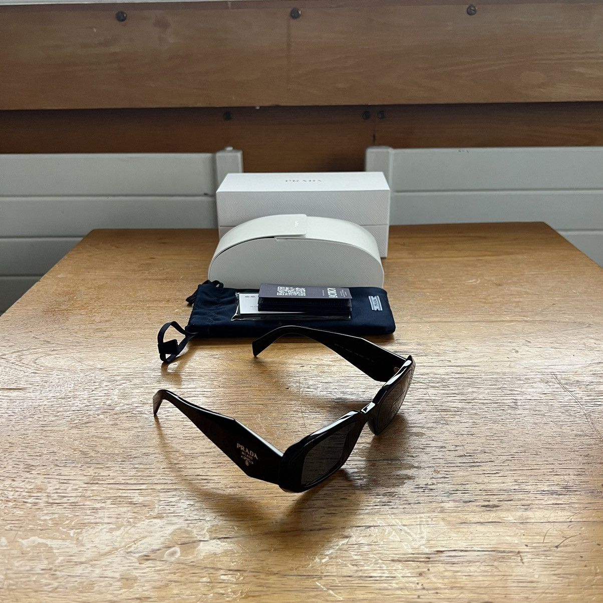 Prada Prada Runaway Sunglasses SPR 17W RARE! Size ONE SIZE - 4 Thumbnail