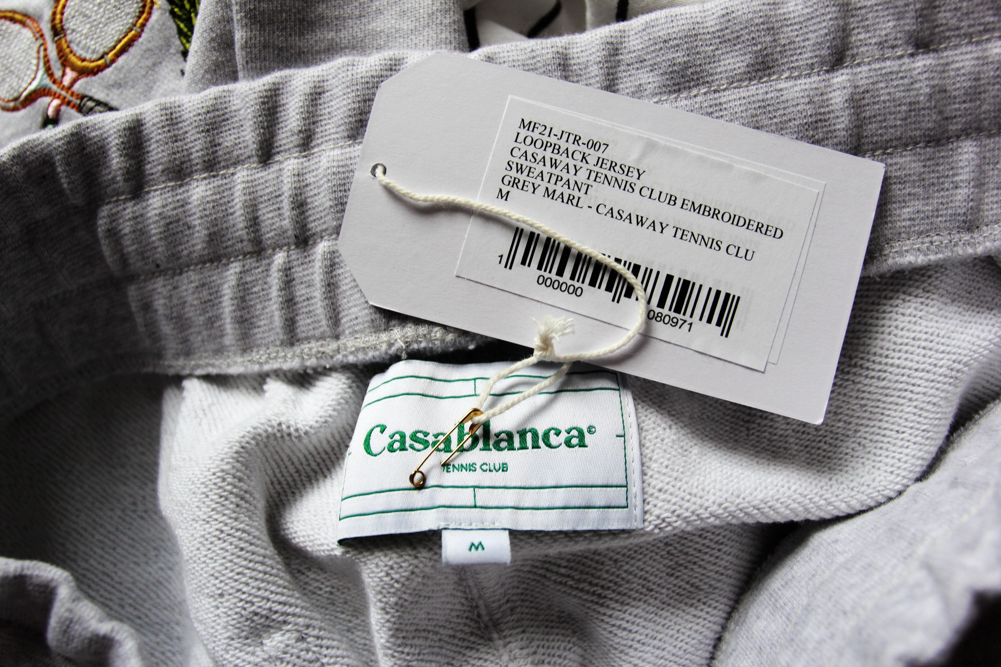 Casablanca BNWT AW21 CASABLANCA CASAWAY TENNIS CLUB SWEATPANTS M Size US 32 / EU 48 - 9 Thumbnail