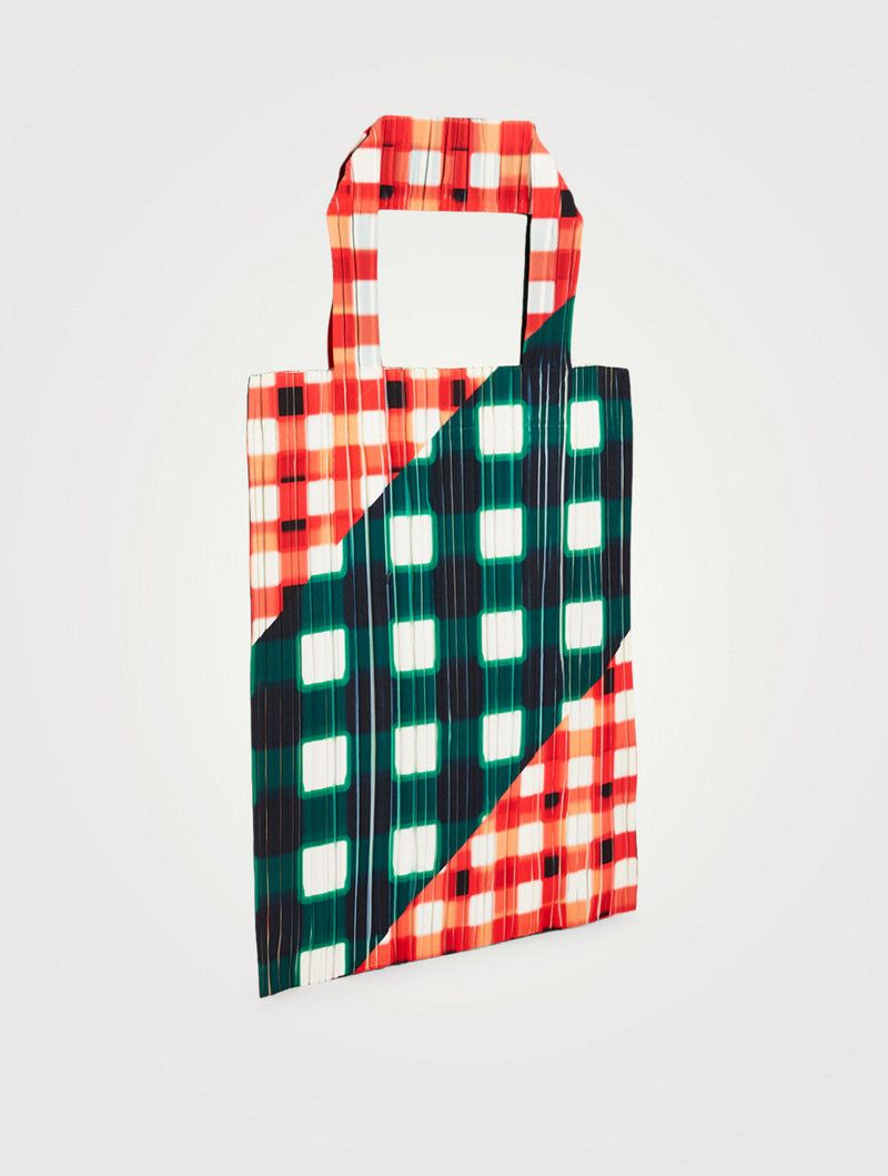 Issey Miyake BNWT AW21 ISSEY MIYAKE PLEATS PLEASE TREK TOTE BAG GREEN Size ONE SIZE - 7 Thumbnail
