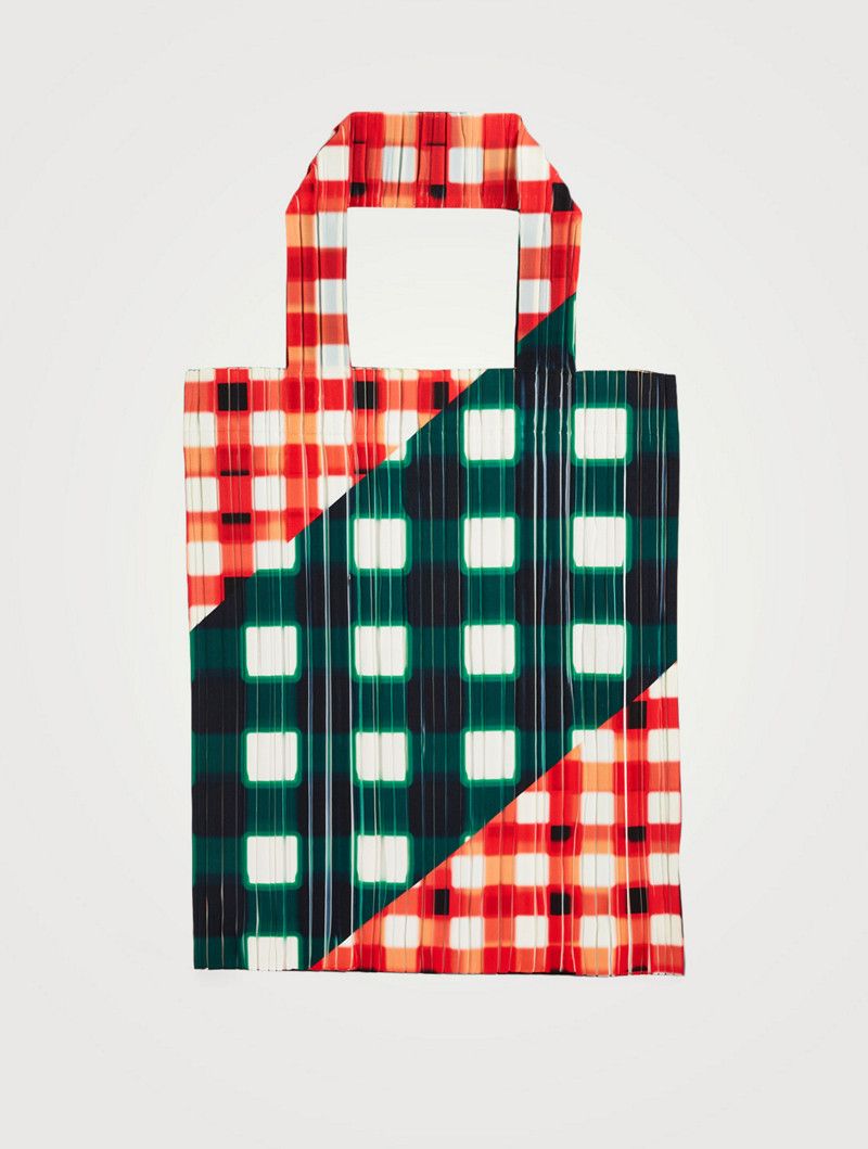 Issey Miyake BNWT AW21 ISSEY MIYAKE PLEATS PLEASE TREK TOTE BAG GREEN Size ONE SIZE - 6 Thumbnail