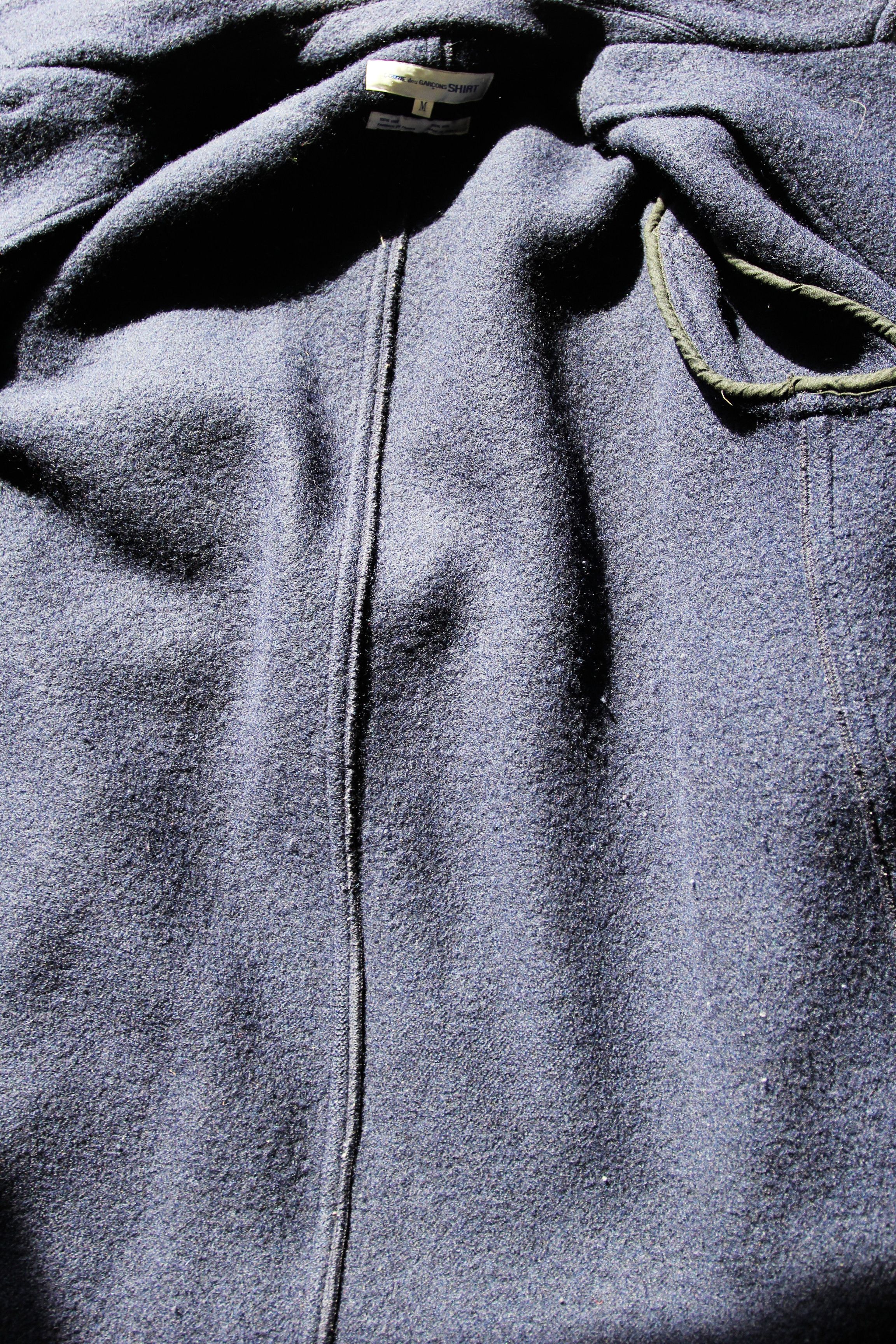 Comme des Garcons COMME DES GARCONS SHIRT BOILED WOOL COAT MADE IN FRANCE M Size US M / EU 48-50 / 2 - 14 Thumbnail
