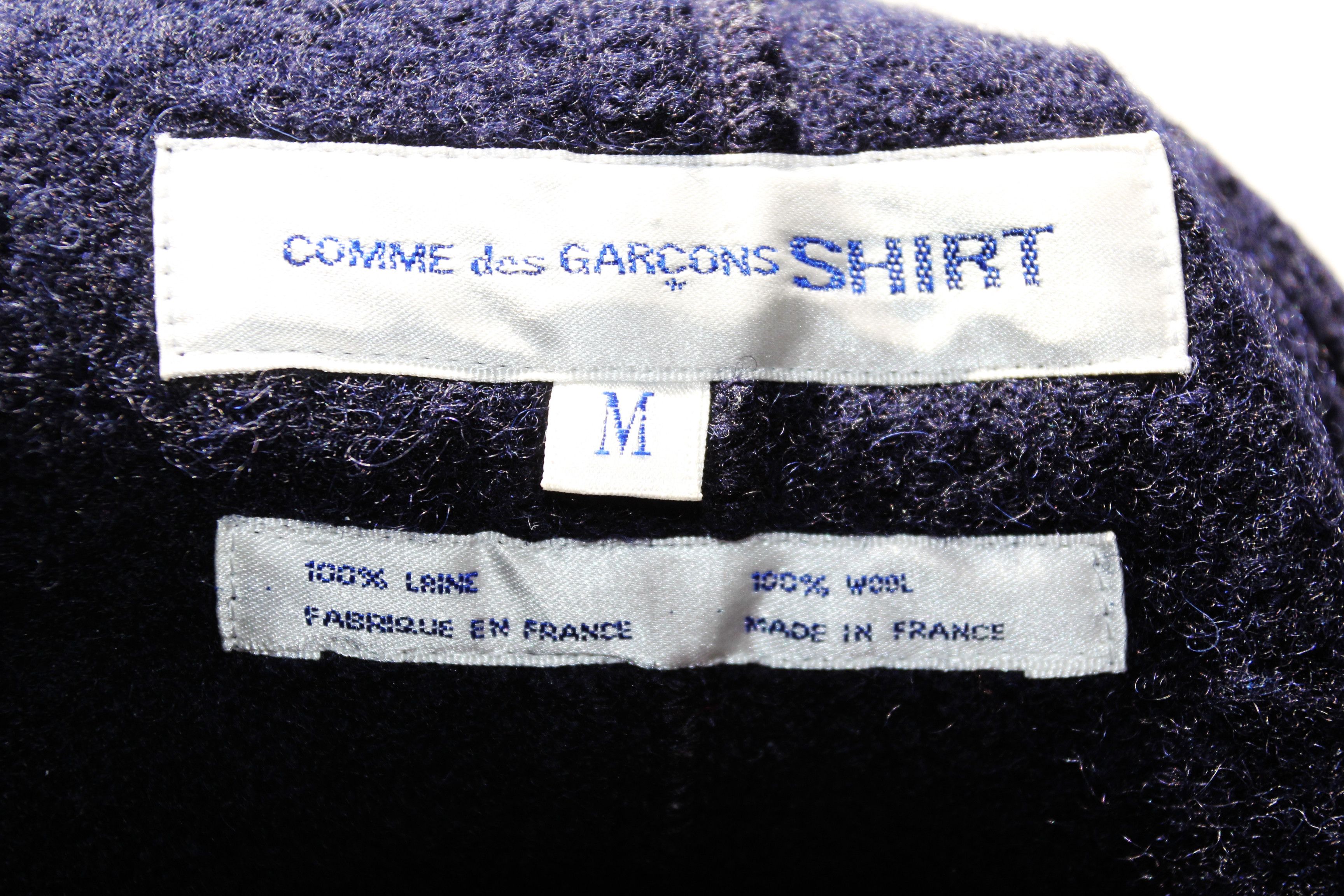 Comme des Garcons COMME DES GARCONS SHIRT BOILED WOOL COAT MADE IN FRANCE M Size US M / EU 48-50 / 2 - 17 Thumbnail