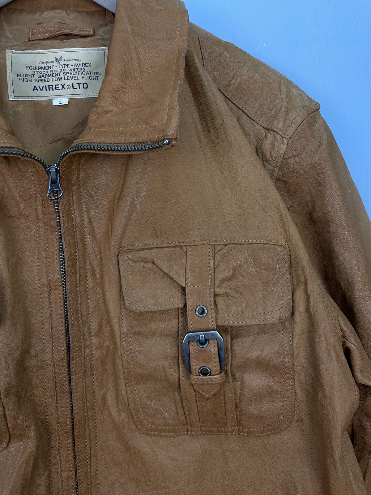 Avirex Avirex flight leather jacket Size US L / EU 52-54 / 3 - 5 Thumbnail