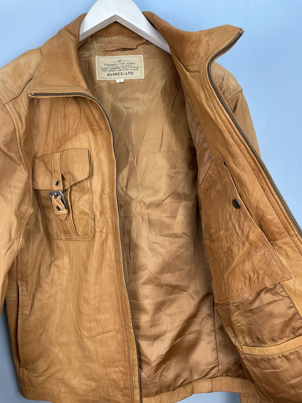 Avirex Avirex flight leather jacket Size US L / EU 52-54 / 3 - 4 Thumbnail