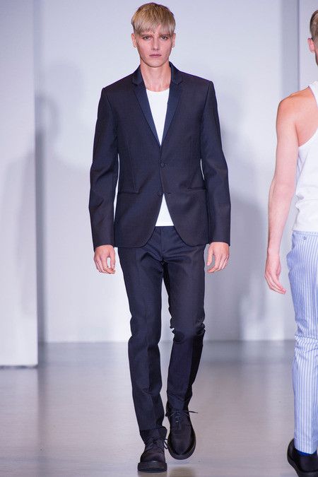 Calvin Klein SS14 CALVIN KLEIN COLLECTION GIACCA SMOKING BLAZER 50 Size US M / EU 48-50 / 2 - 1 Thumbnail