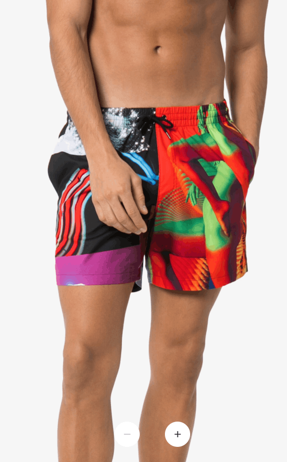 image of Ss20 Dries Van Noten X Mika Ninagawa Phibbs Shorts L, Men's (Size 34)