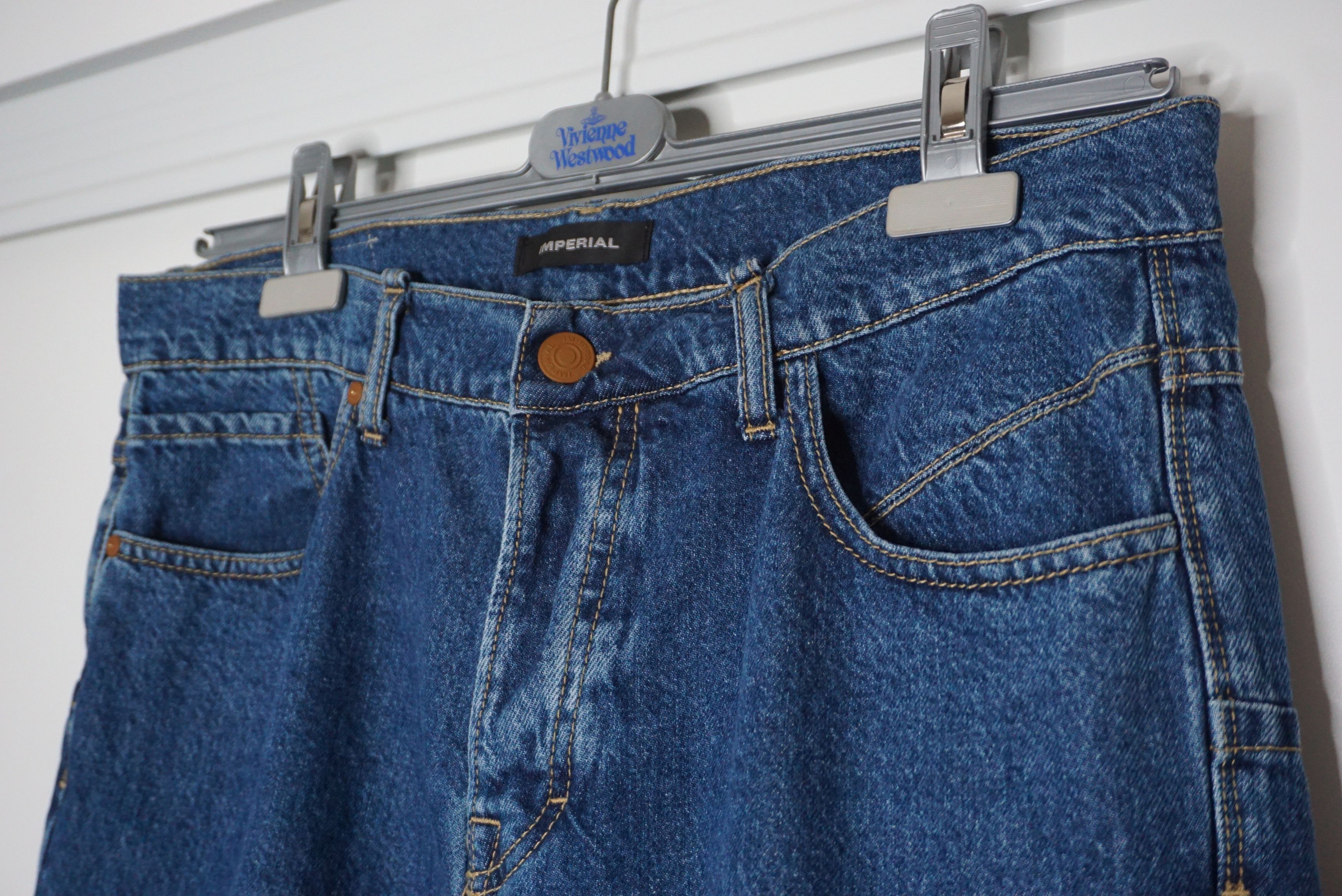 Imperial BNWT AW19 IMPERIAL BAGGY BLUE JEANS 48 Size US 32 / EU 48 - 4 Thumbnail