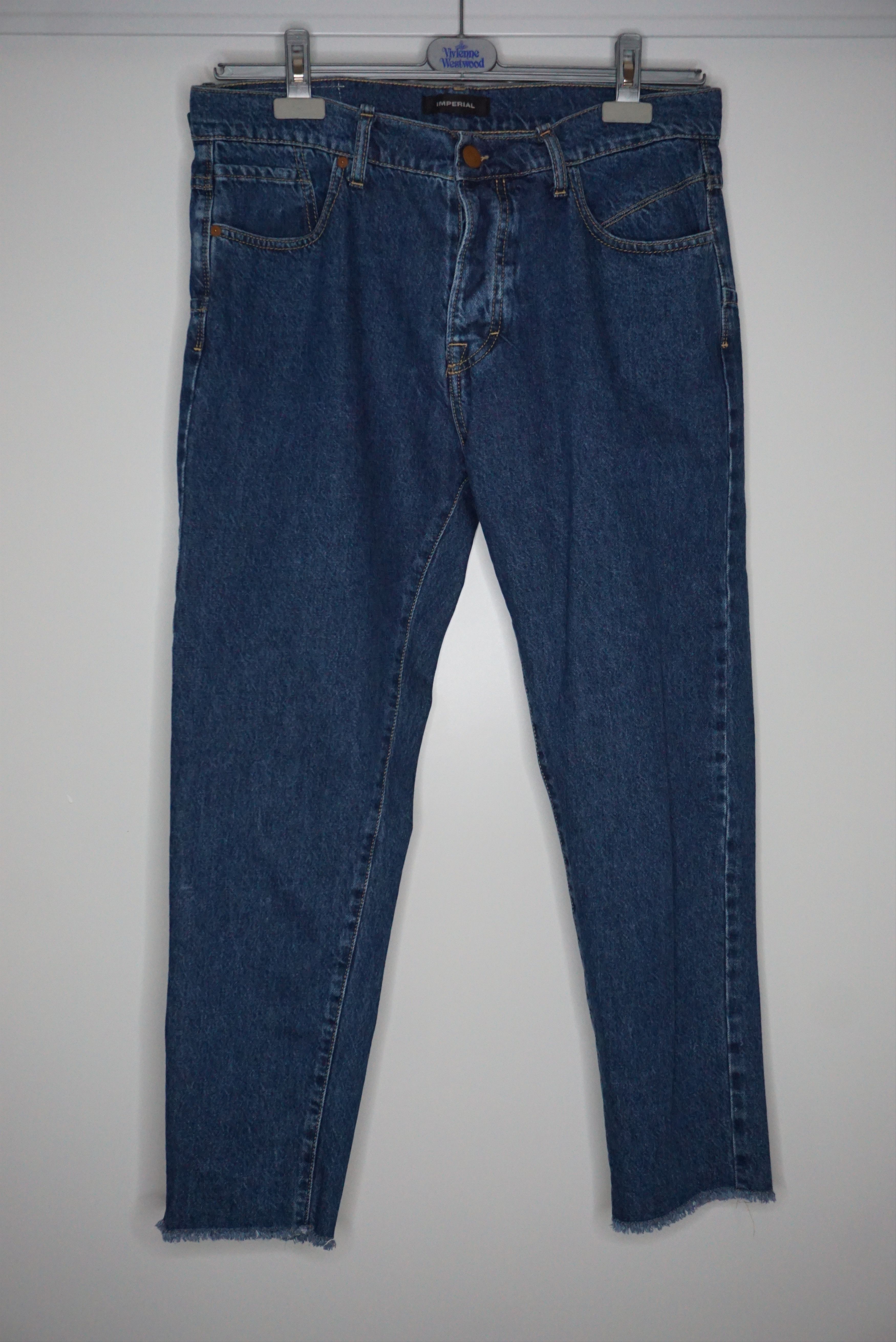 Imperial BNWT AW19 IMPERIAL BAGGY BLUE JEANS 48 Size US 32 / EU 48 - 2 Thumbnail