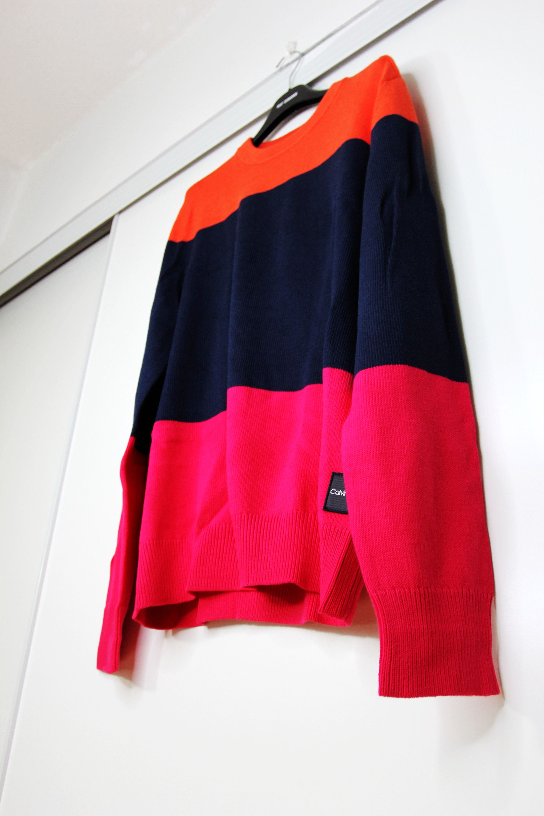 Calvin Klein BNWT SS19 CALVIN KLEIN SWEATER BLOCK COLOR SWEATER L Size US L / EU 52-54 / 3 - 5 Thumbnail