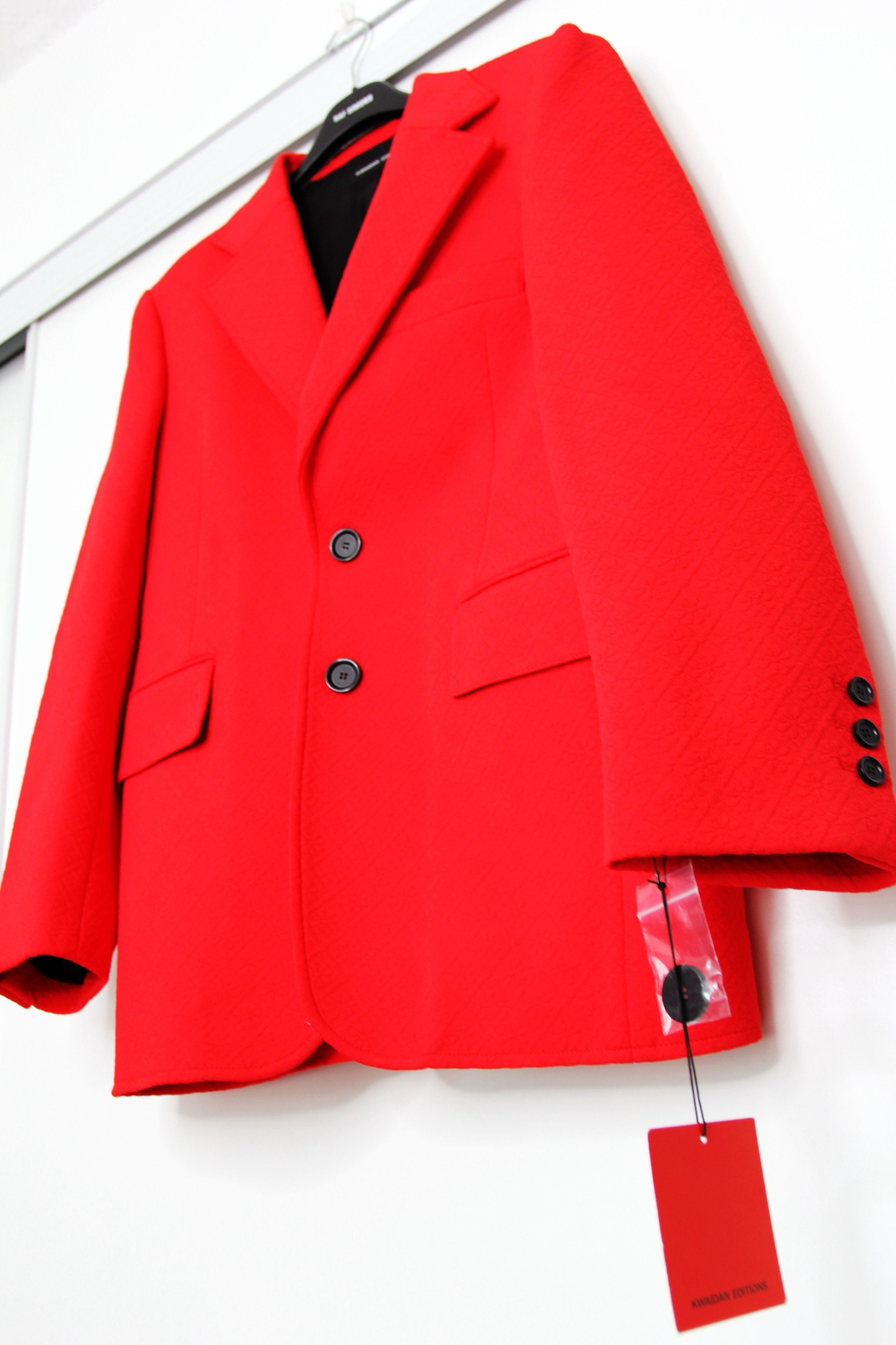 Kwaidan Editions BNWT AW19 KWAIDAN EDITIONS JACQUARD RED JACKET 40 Size S / US 4 / IT 40 - 5 Thumbnail