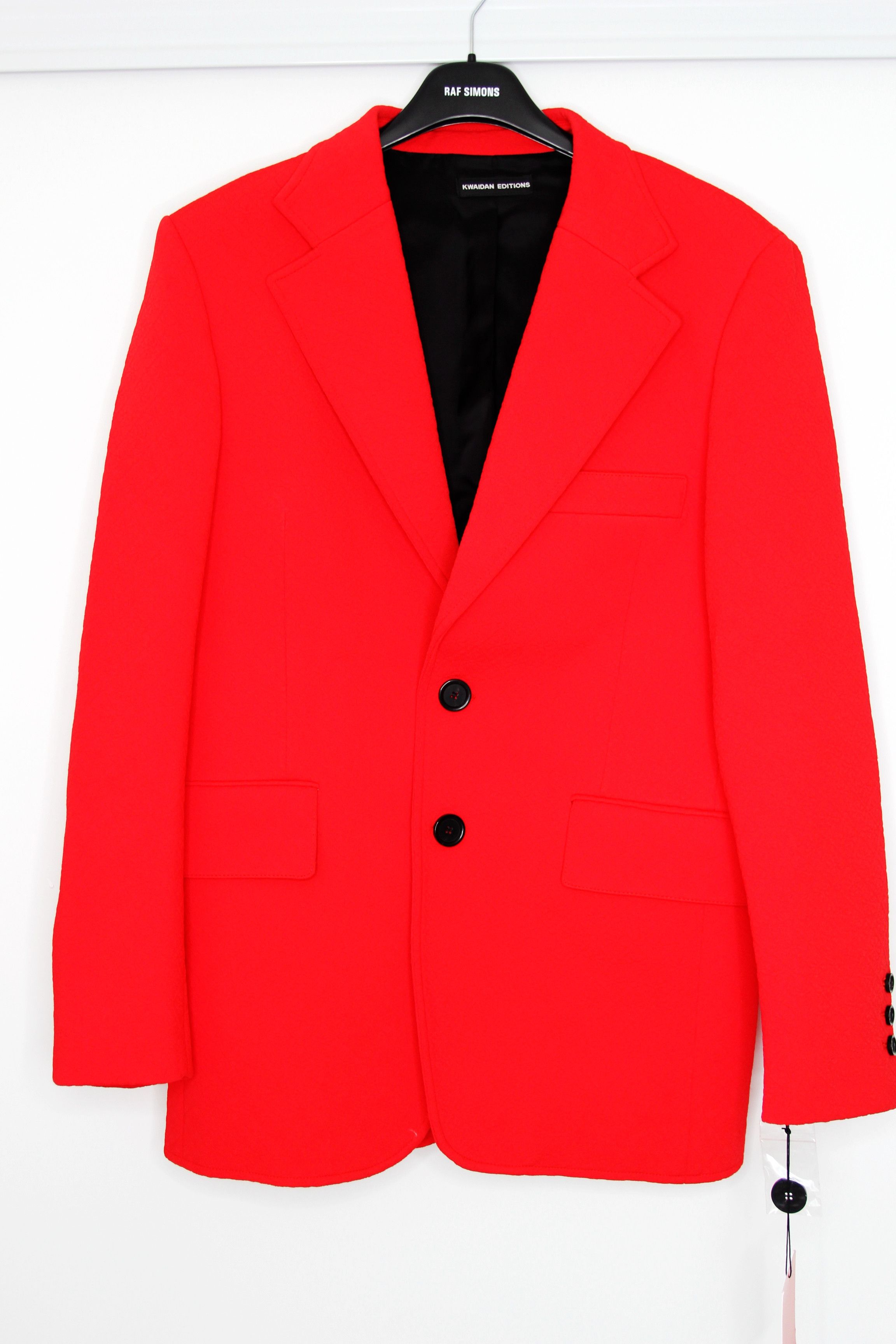 Kwaidan Editions BNWT AW19 KWAIDAN EDITIONS JACQUARD RED JACKET 40 Size S / US 4 / IT 40 - 1 Thumbnail