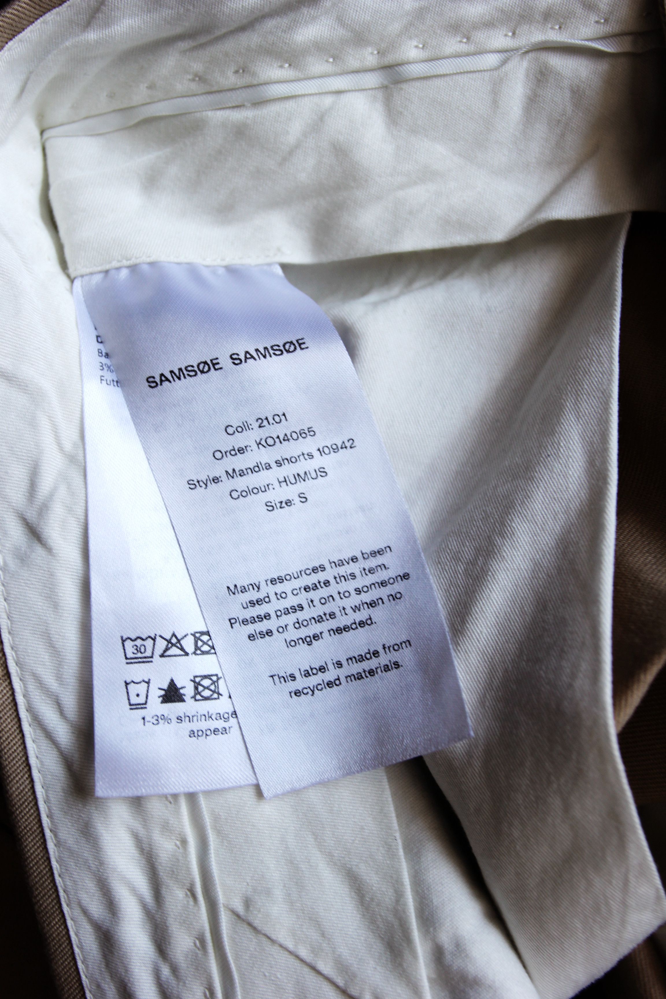 Samsoe Samsoe BNWT SS21 SAMSOE & SAMSOE MANDLA SHORTS S Size US 30 / EU 46 - 10 Thumbnail