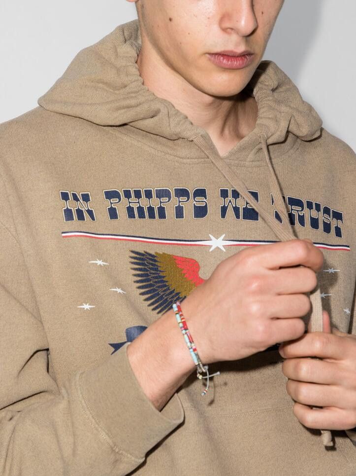 Phipps BNWT SS21 PHIPPS PATRIOT EAGLE PRINT HOODIE L Size US L / EU 52-54 / 3 - 16 Thumbnail