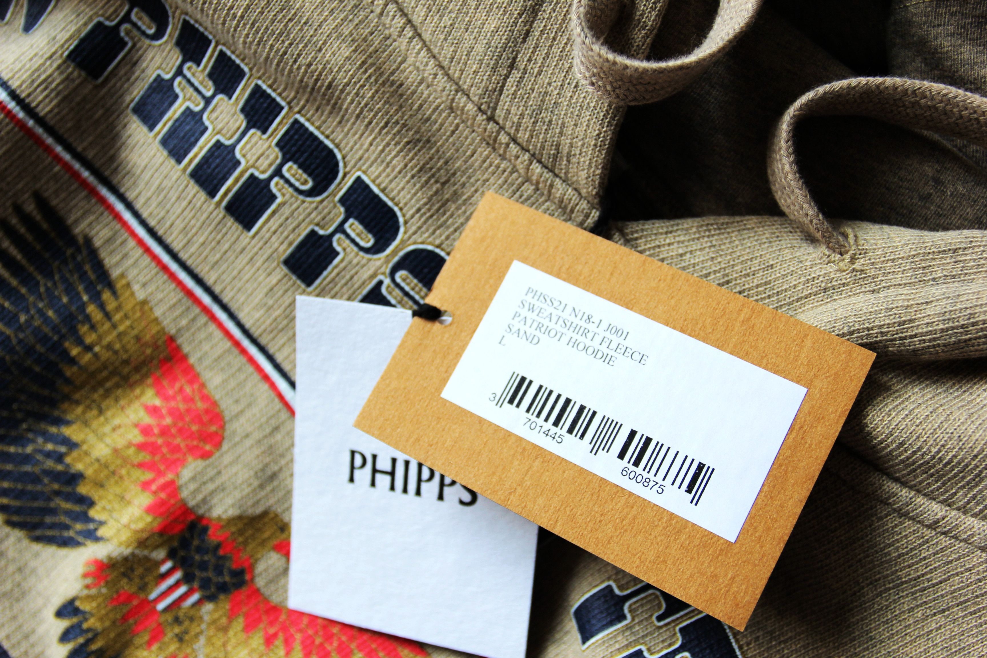 Phipps BNWT SS21 PHIPPS PATRIOT EAGLE PRINT HOODIE L Size US L / EU 52-54 / 3 - 10 Thumbnail