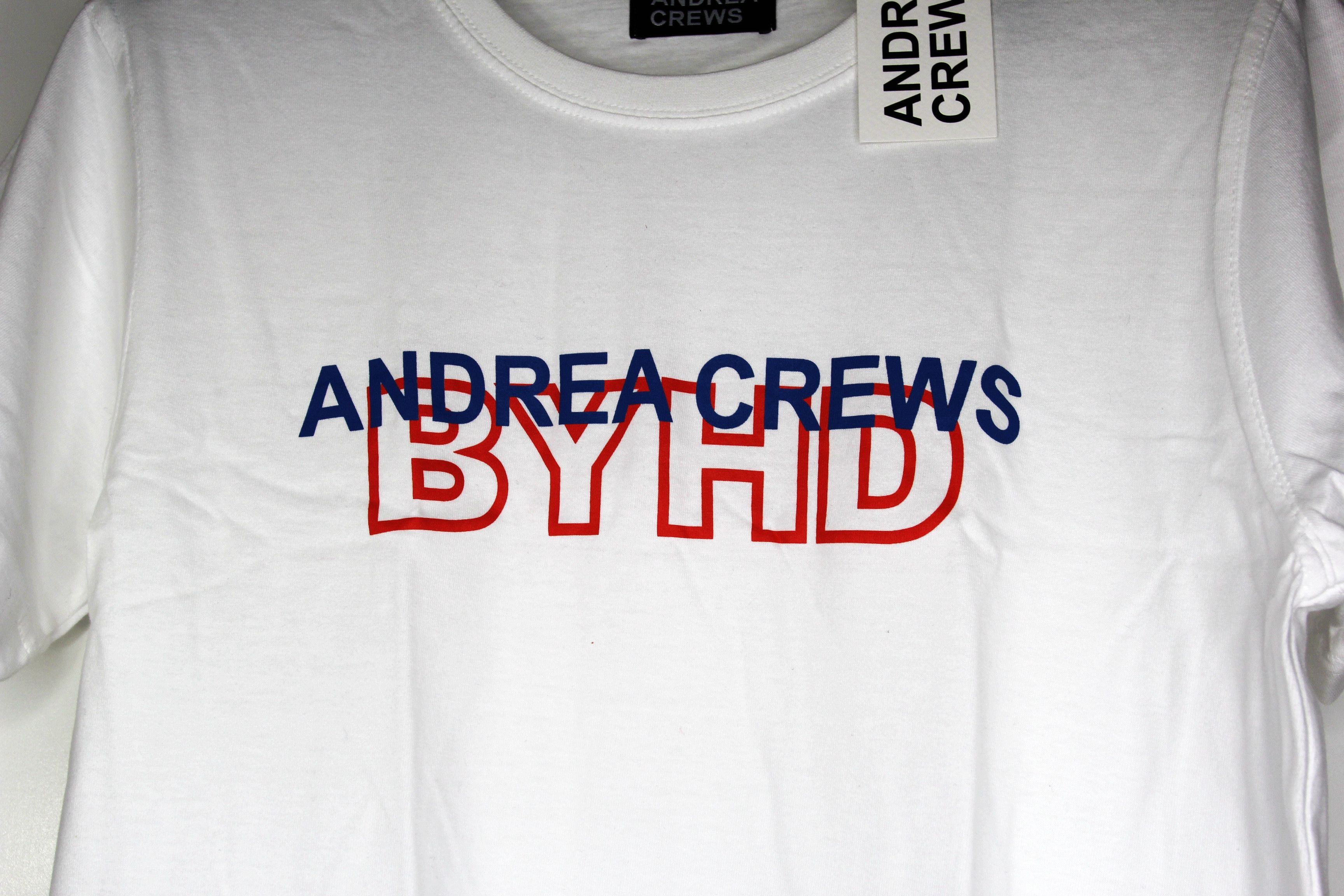 Andrea Crews BNWT SS19 ANDREA CREWS BYHD LOGO PRINT CREW NECK T-SHIRT S Size US S / EU 44-46 / 1 - 5 Thumbnail