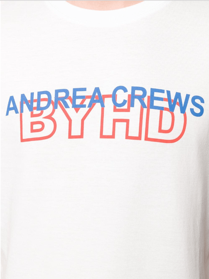 Andrea Crews BNWT SS19 ANDREA CREWS BYHD LOGO PRINT CREW NECK T-SHIRT S Size US S / EU 44-46 / 1 - 15 Thumbnail