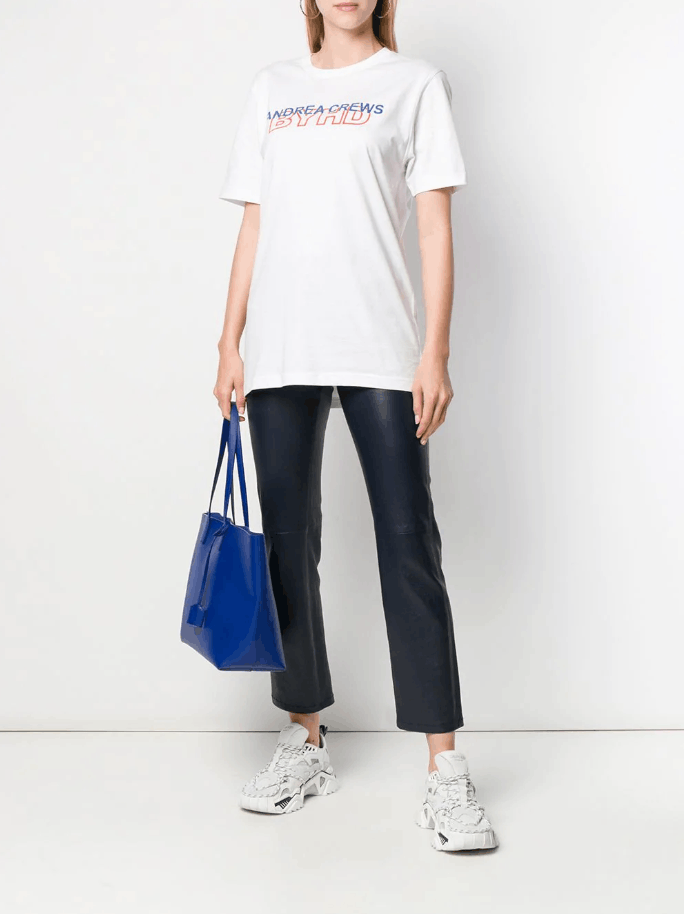 Andrea Crews BNWT SS19 ANDREA CREWS BYHD LOGO PRINT CREW NECK T-SHIRT S Size US S / EU 44-46 / 1 - 13 Thumbnail