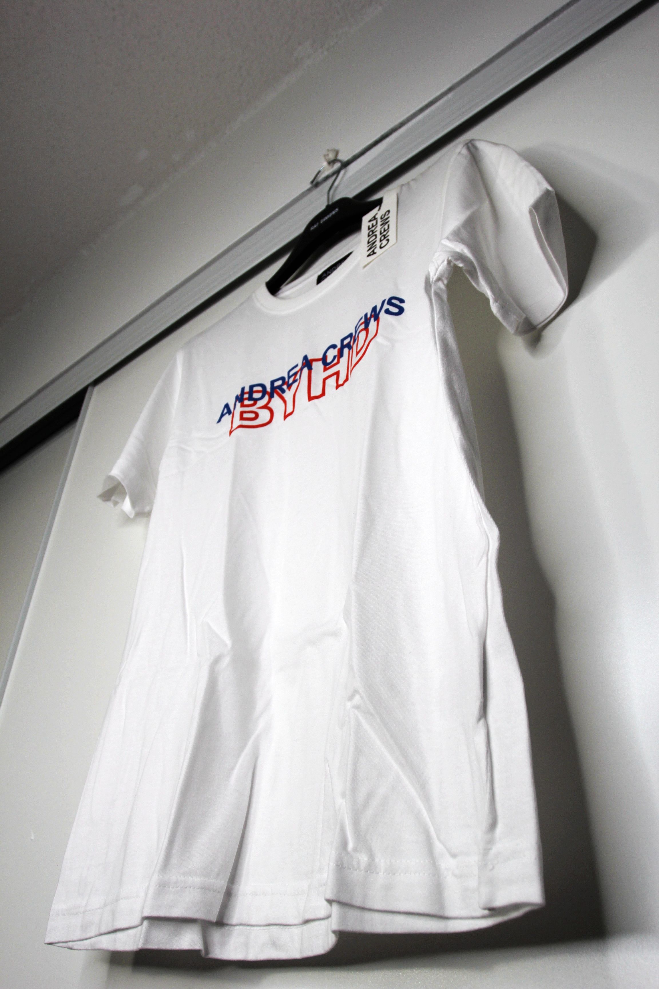 Andrea Crews BNWT SS19 ANDREA CREWS BYHD LOGO PRINT CREW NECK T-SHIRT S Size US S / EU 44-46 / 1 - 6 Thumbnail