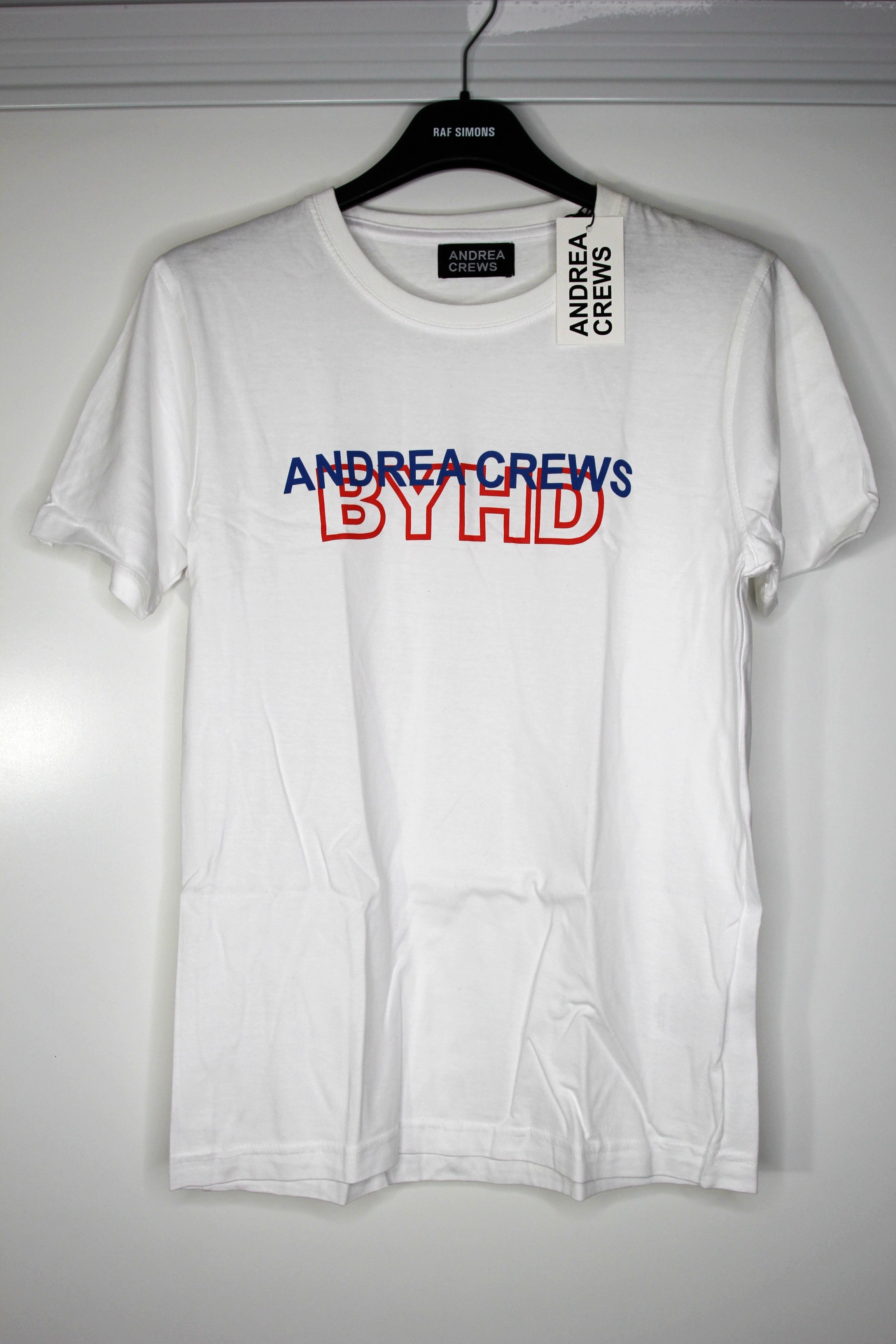 Andrea Crews BNWT SS19 ANDREA CREWS BYHD LOGO PRINT CREW NECK T-SHIRT S Size US S / EU 44-46 / 1 - 2 Thumbnail