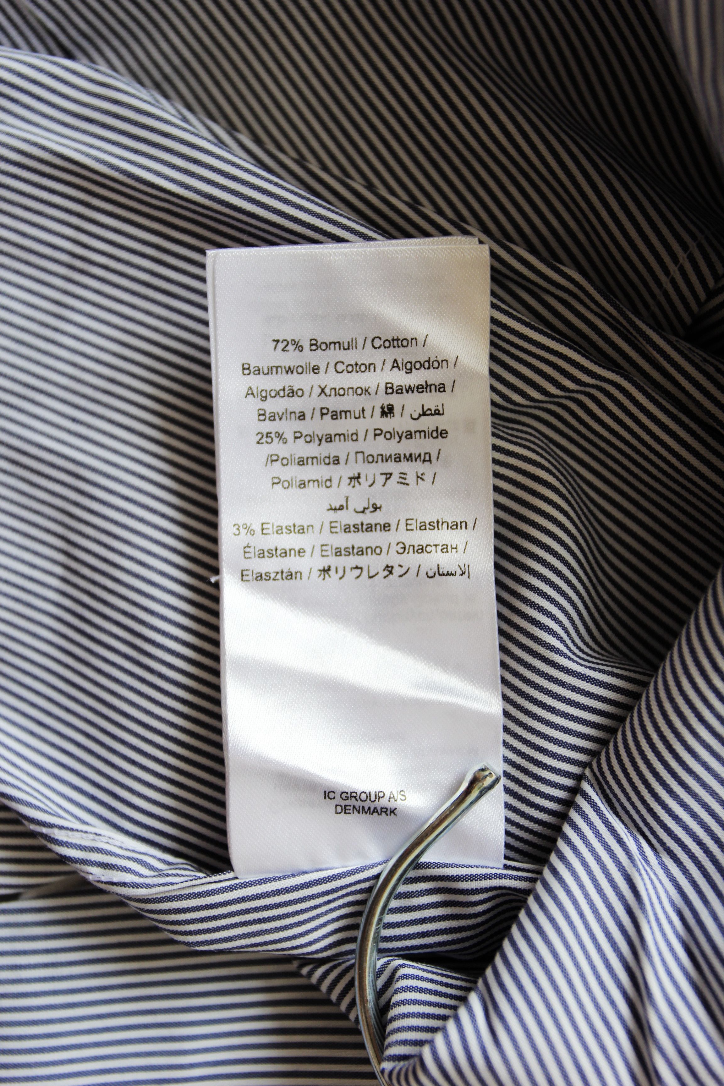 Tiger of Sweden BNWT SS18 TIGER OF SWEDEN BRODIE STRIPED SHIRT 41 Size US L / EU 52-54 / 3 - 11 Thumbnail