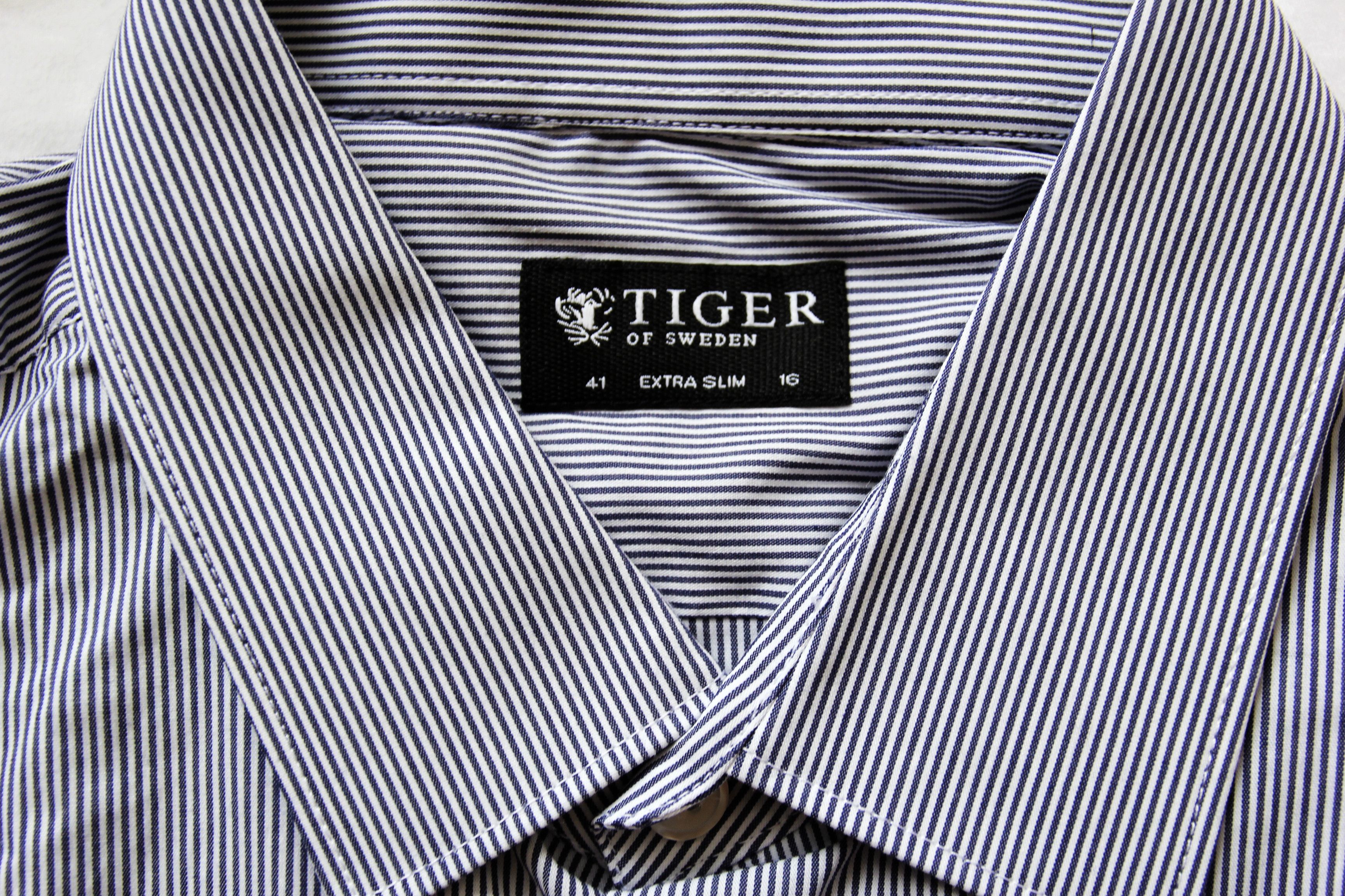 Tiger of Sweden BNWT SS18 TIGER OF SWEDEN BRODIE STRIPED SHIRT 41 Size US L / EU 52-54 / 3 - 9 Thumbnail