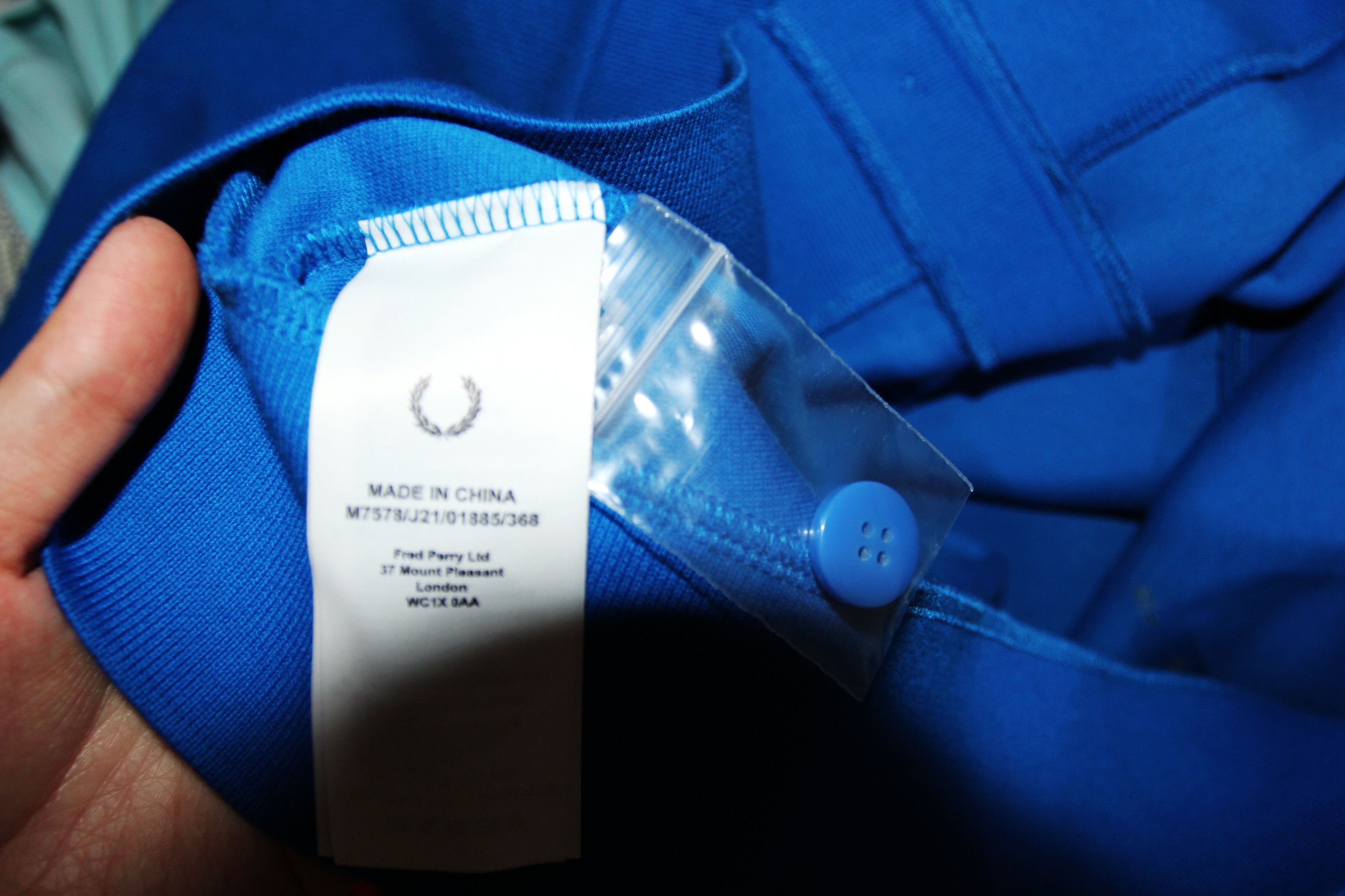 Fred Perry BNWT SS20 FRED PERRY ACID BRIGHT BLUE CARDIGAN M Size US M / EU 48-50 / 2 - 8 Thumbnail