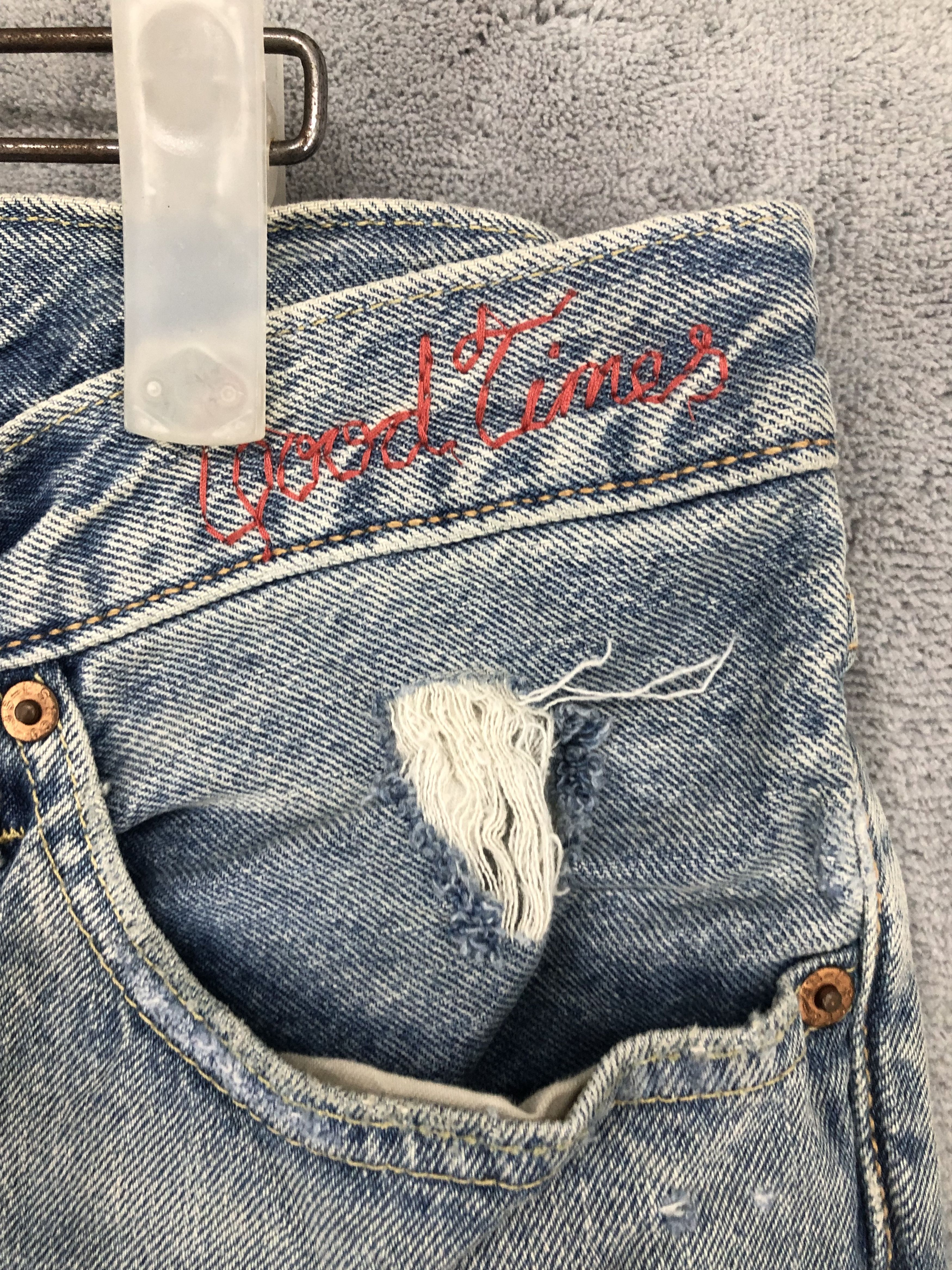 Levi's × Vintage Levis 511 Distressed Denim Jeans Size US 35 - 6 Thumbnail