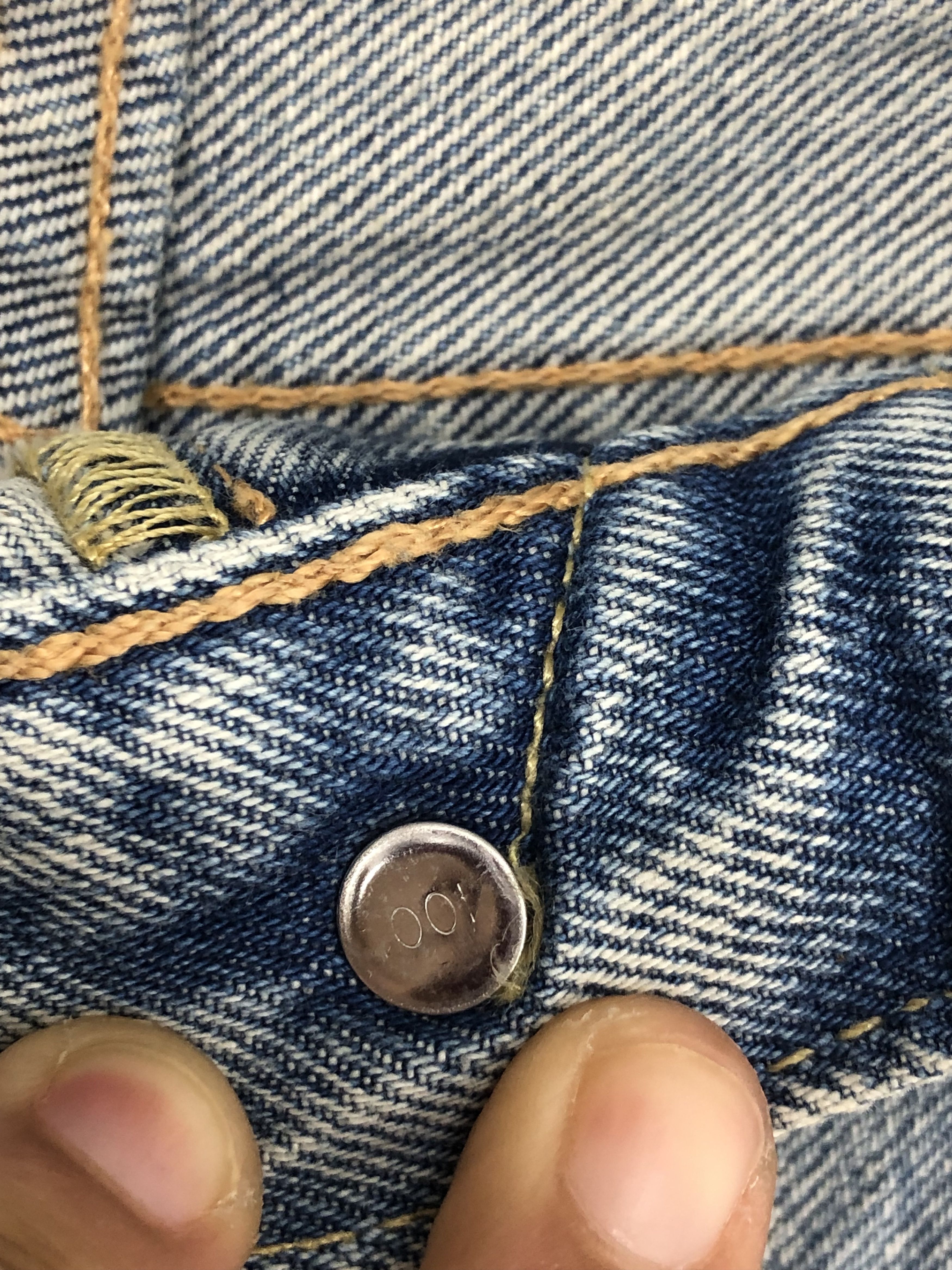 Levi's × Vintage Levis 511 Distressed Denim Jeans Size US 35 - 12 Thumbnail
