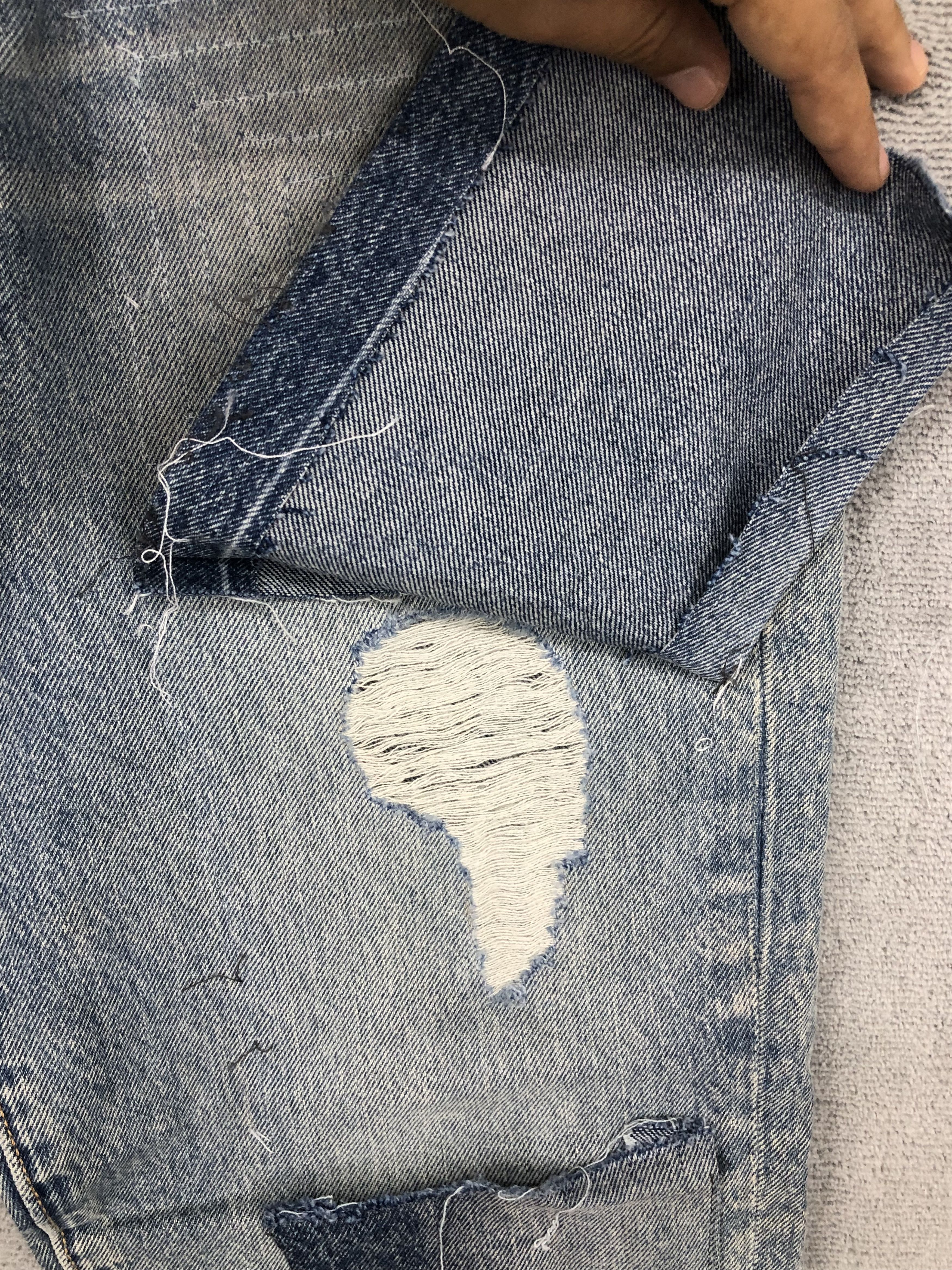 Levi's × Vintage Levis 511 Distressed Denim Jeans Size US 35 - 10 Thumbnail