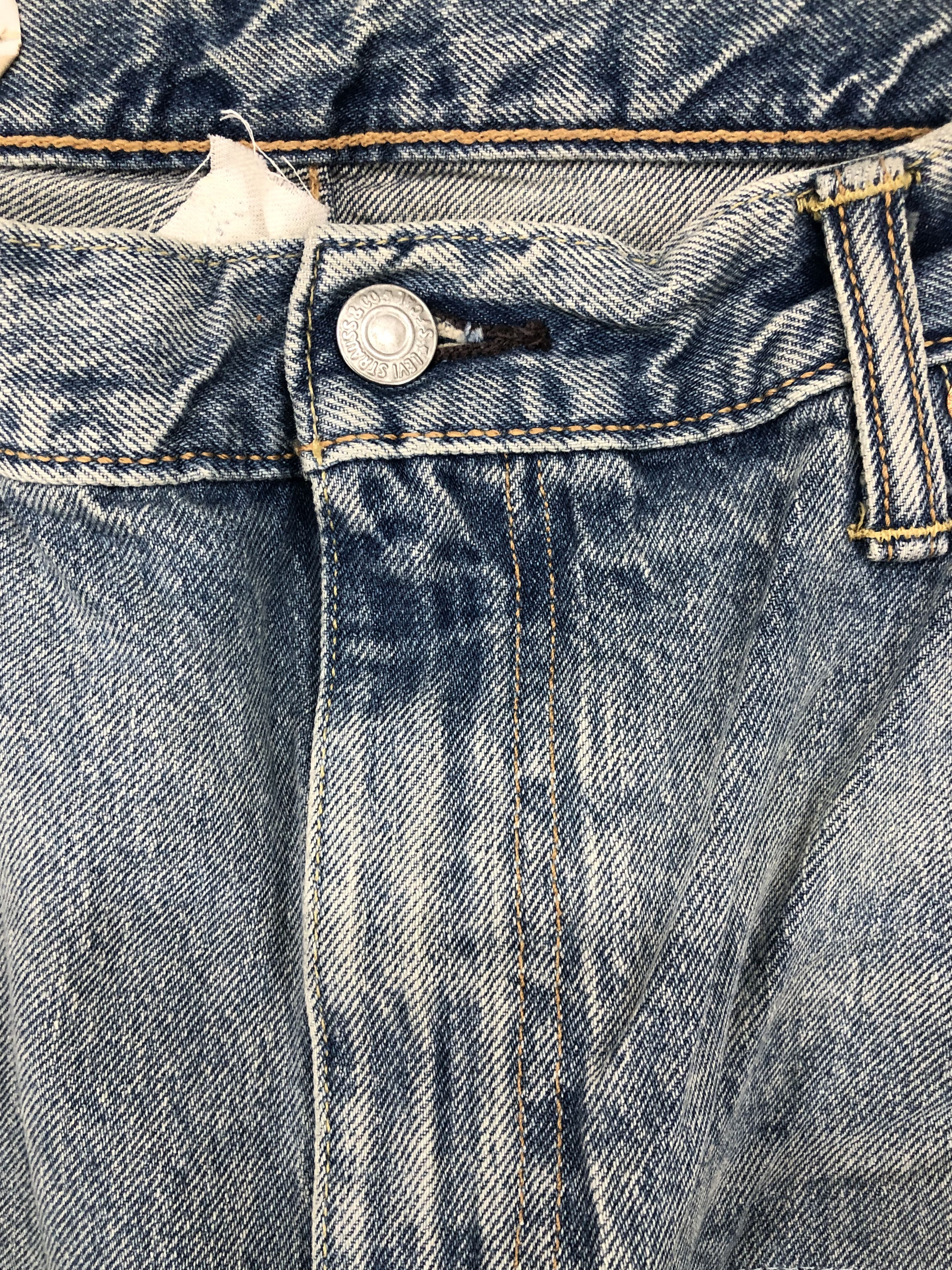 Levi's × Vintage Levis 511 Distressed Denim Jeans Size US 35 - 4 Thumbnail