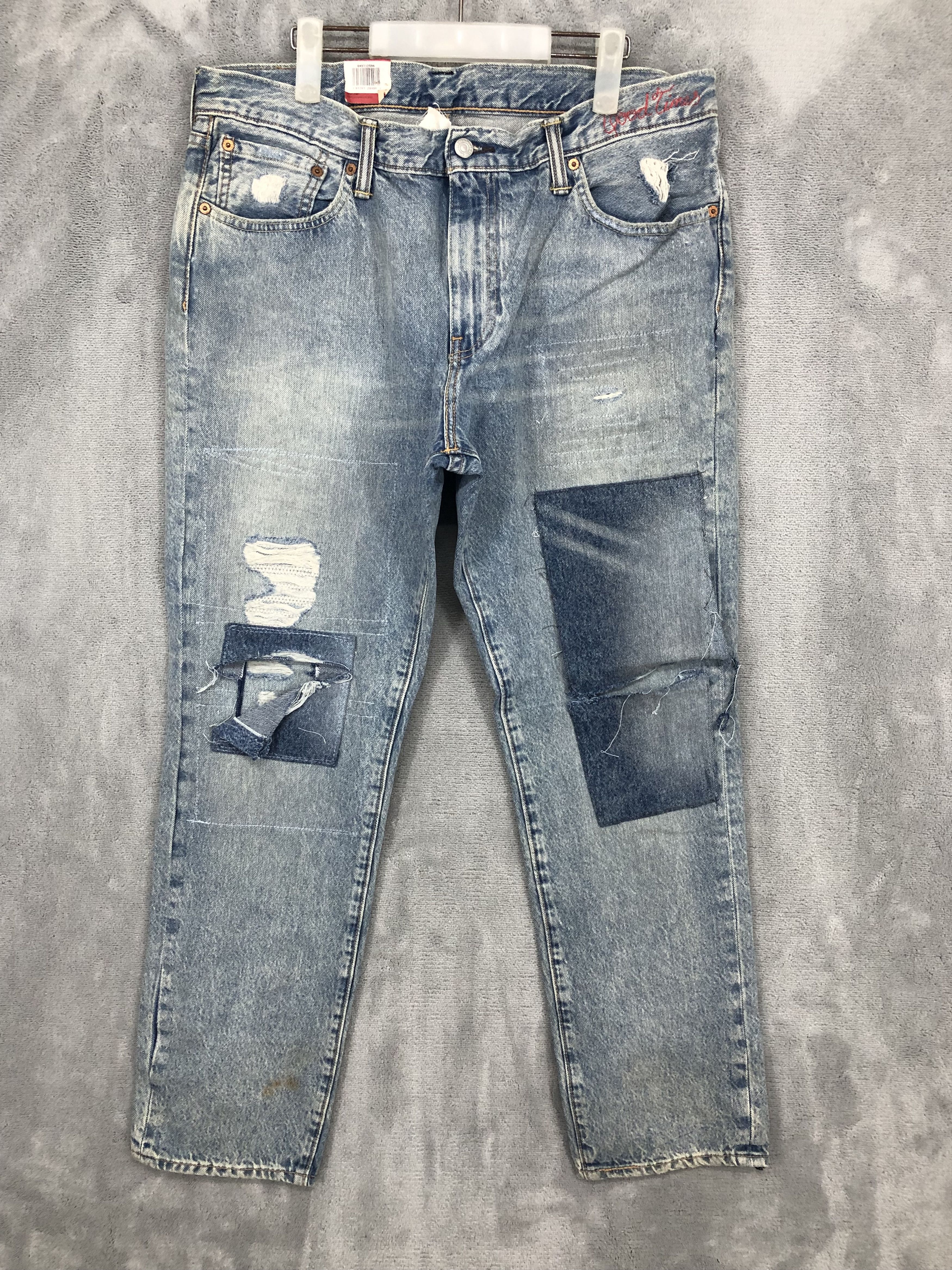 Levi's × Vintage Levis 511 Distressed Denim Jeans Size US 35 - 1 Thumbnail