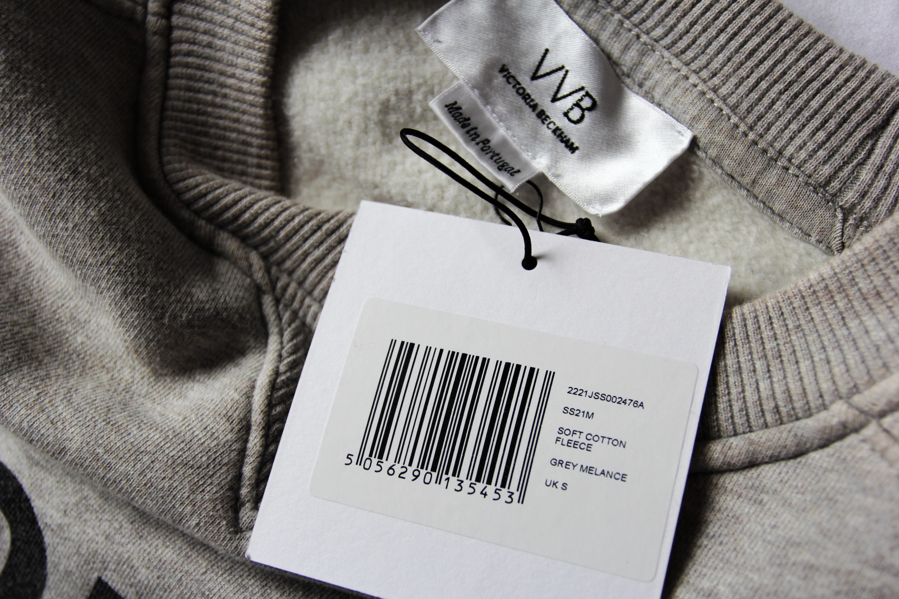 Victoria Beckham BNWT SS21 VICTORIA BECKHAM VVB FLEECE SWEATSHIRT S Size S / US 4 / IT 40 - 9 Thumbnail