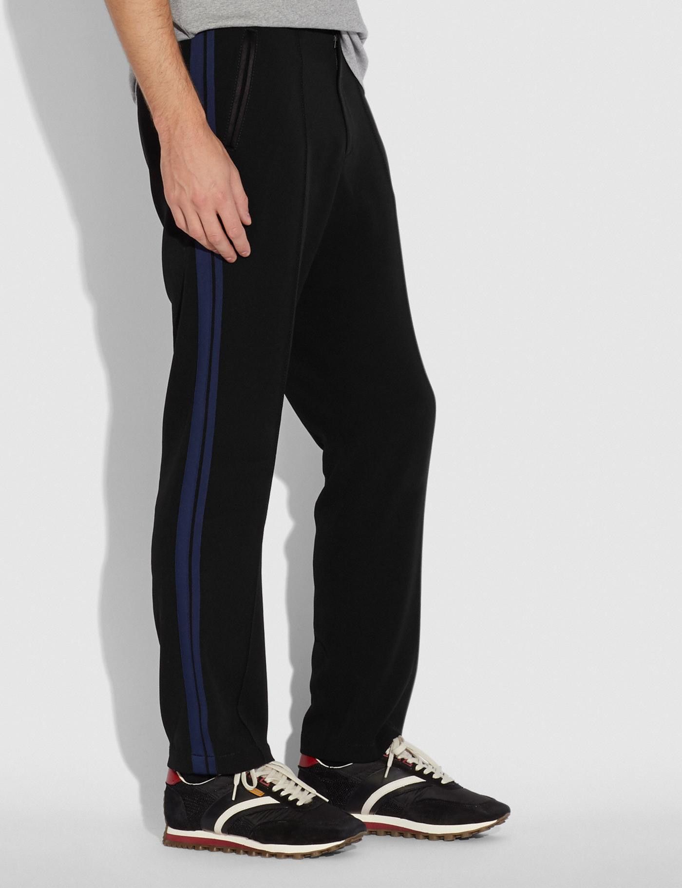 image of Ss20 Coach 1941 Elevated Track Pants 36 in Black, Men's