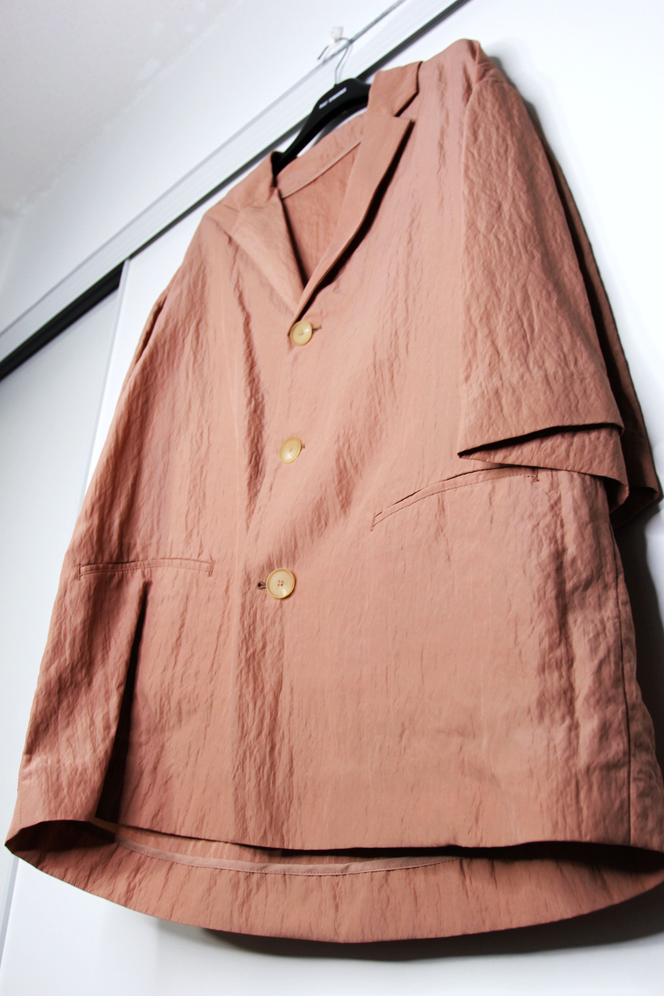 Other BNWT SS17 QASMI MASIRAH CRINKLE VISCOSE JACKET 48 Size US M / EU 48-50 / 2 - 6 Thumbnail