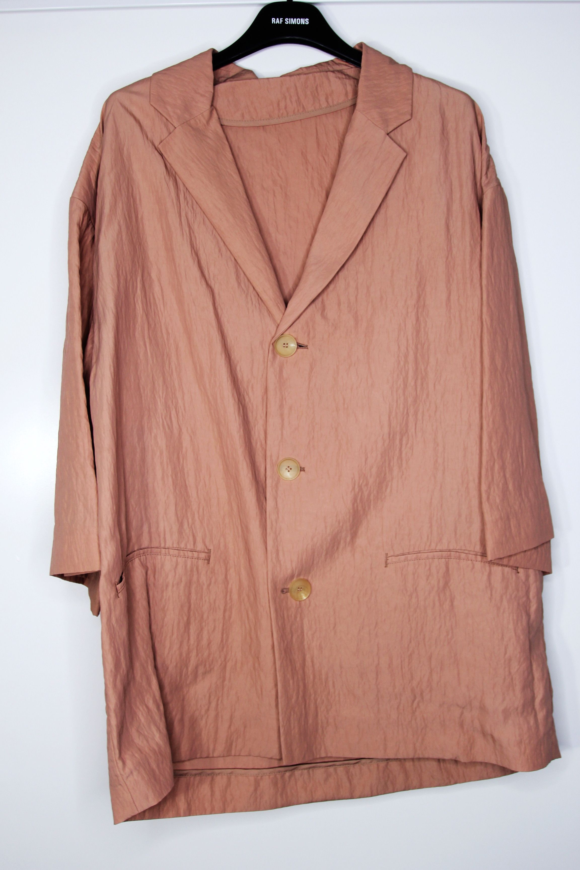 Other BNWT SS17 QASMI MASIRAH CRINKLE VISCOSE JACKET 48 Size US M / EU 48-50 / 2 - 2 Thumbnail