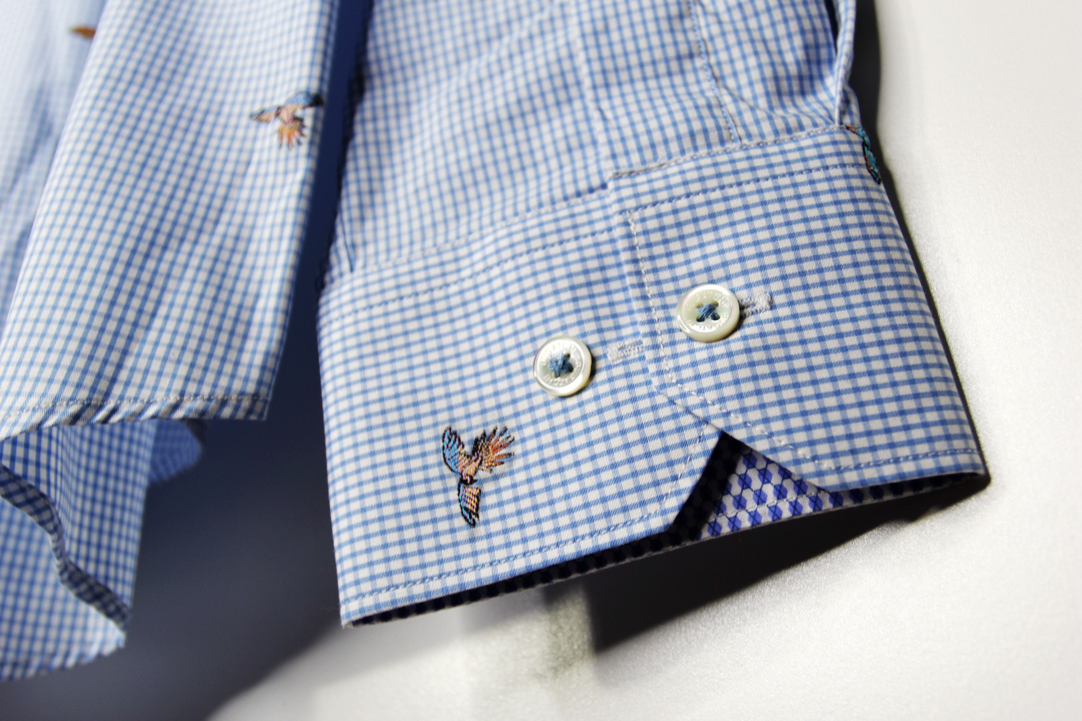BUGATCHI BNWT SS17 BUGATCHI BIRDS CHECKED SHIRT M Size US M / EU 48-50 / 2 - 9 Thumbnail