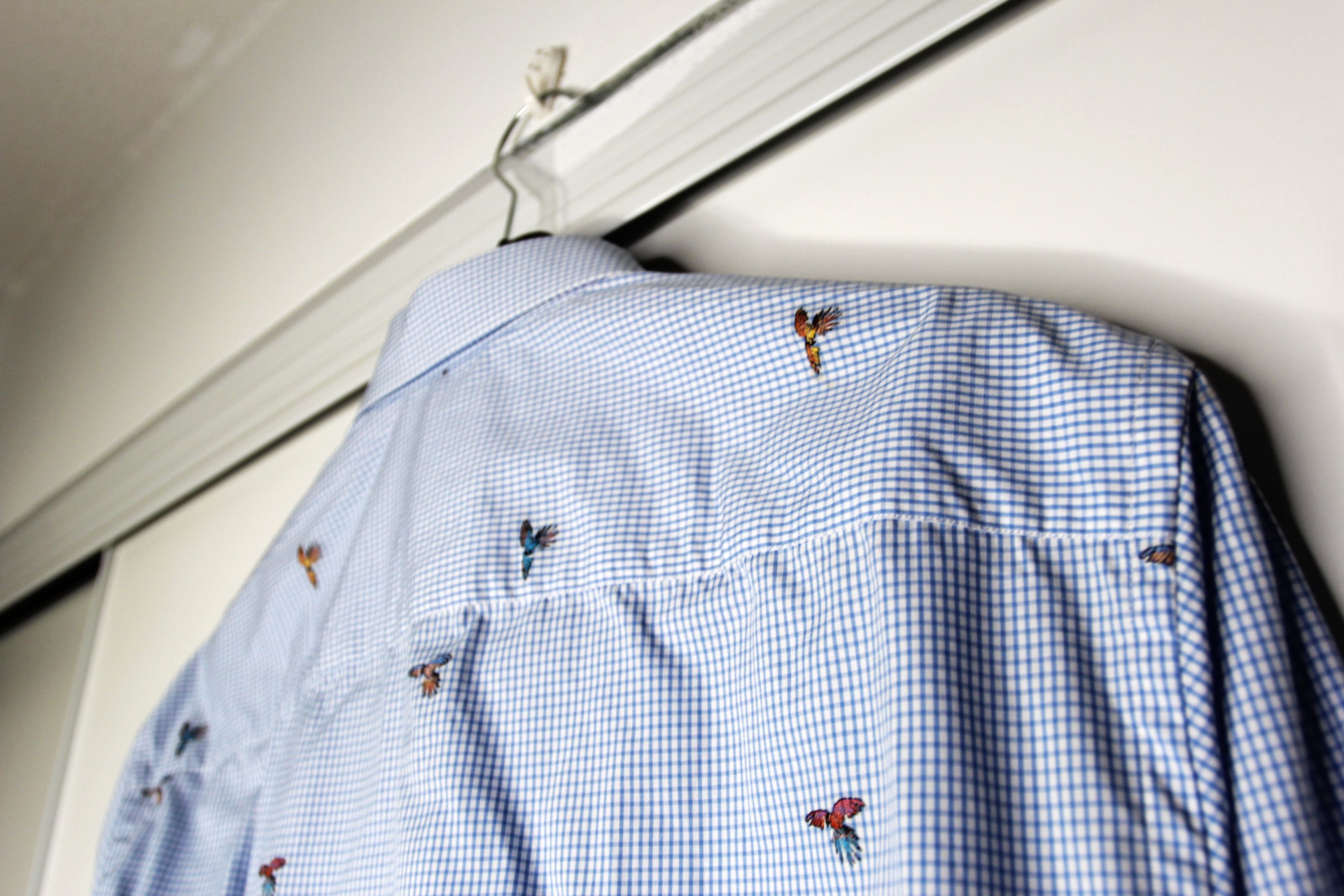 BUGATCHI BNWT SS17 BUGATCHI BIRDS CHECKED SHIRT M Size US M / EU 48-50 / 2 - 7 Thumbnail