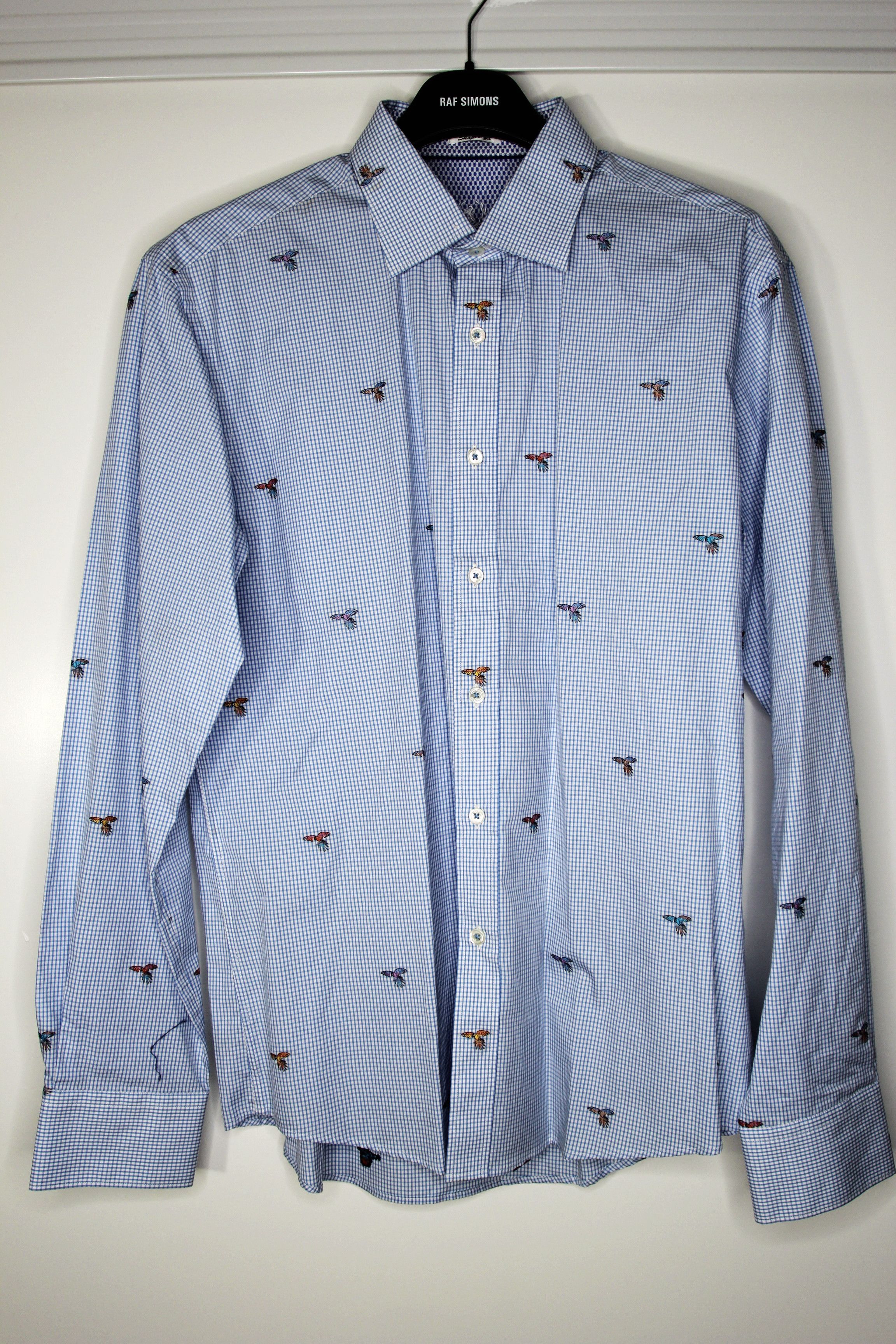 BUGATCHI BNWT SS17 BUGATCHI BIRDS CHECKED SHIRT M Size US M / EU 48-50 / 2 - 2 Thumbnail