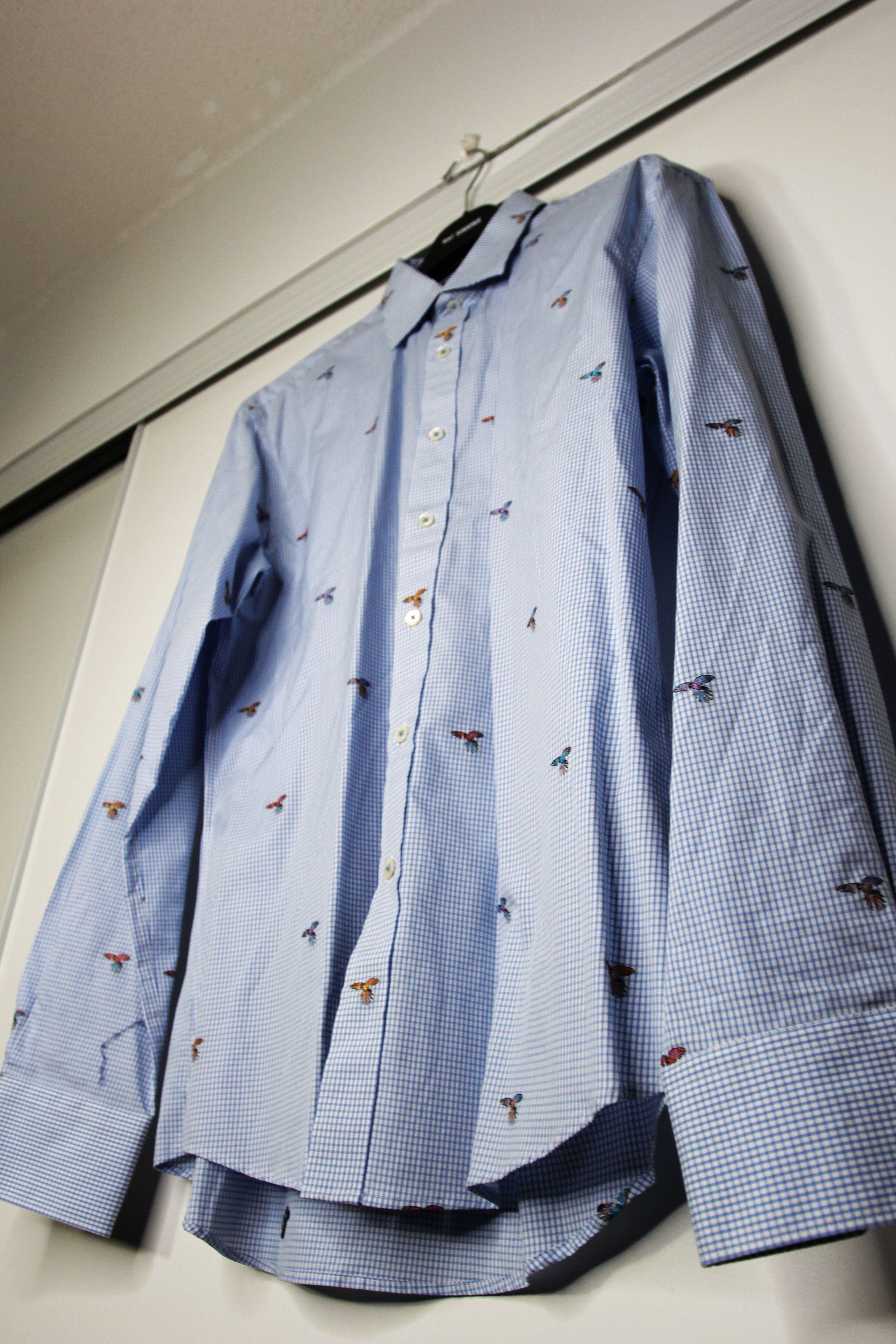 BUGATCHI BNWT SS17 BUGATCHI BIRDS CHECKED SHIRT M Size US M / EU 48-50 / 2 - 5 Thumbnail