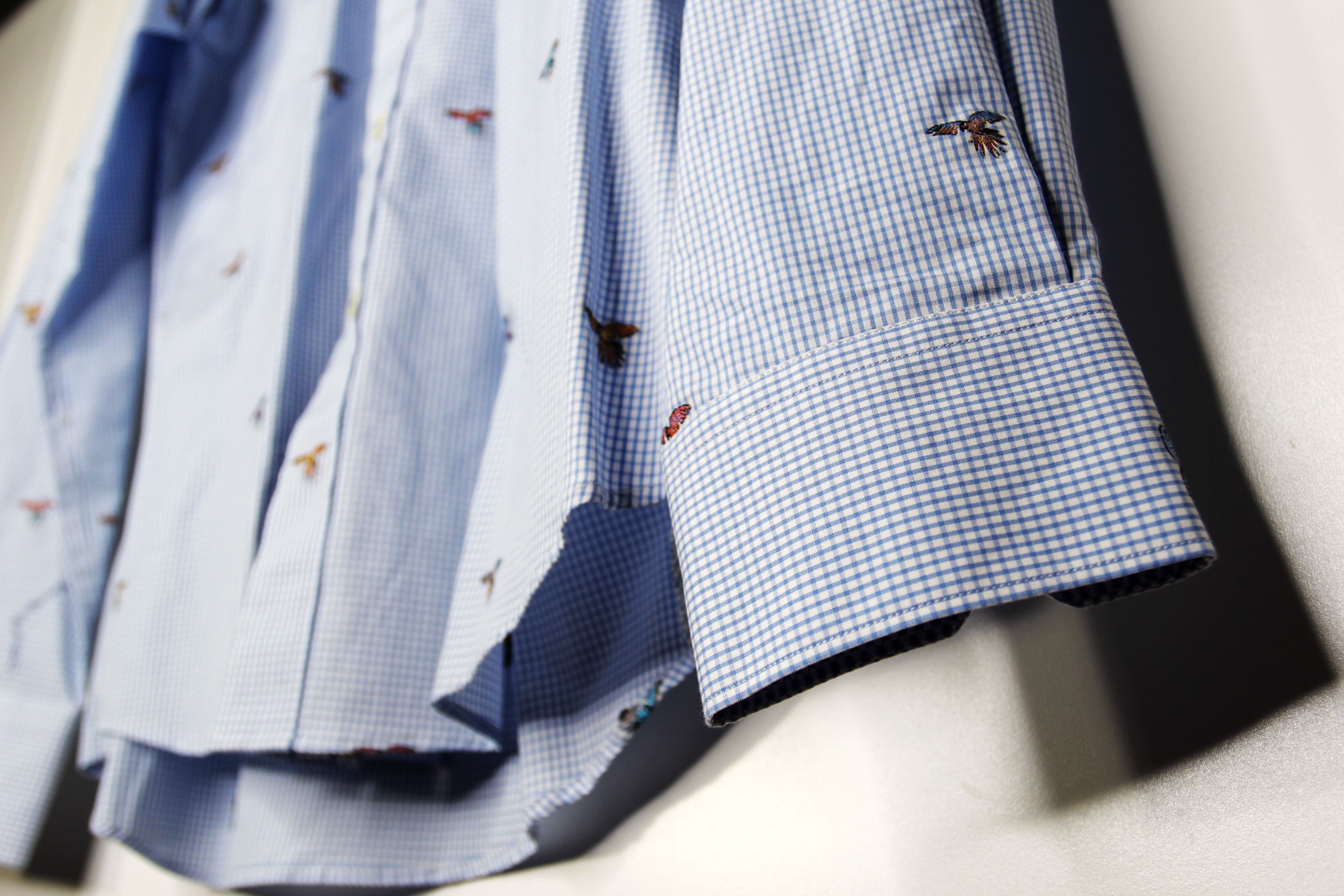 BUGATCHI BNWT SS17 BUGATCHI BIRDS CHECKED SHIRT M Size US M / EU 48-50 / 2 - 6 Thumbnail