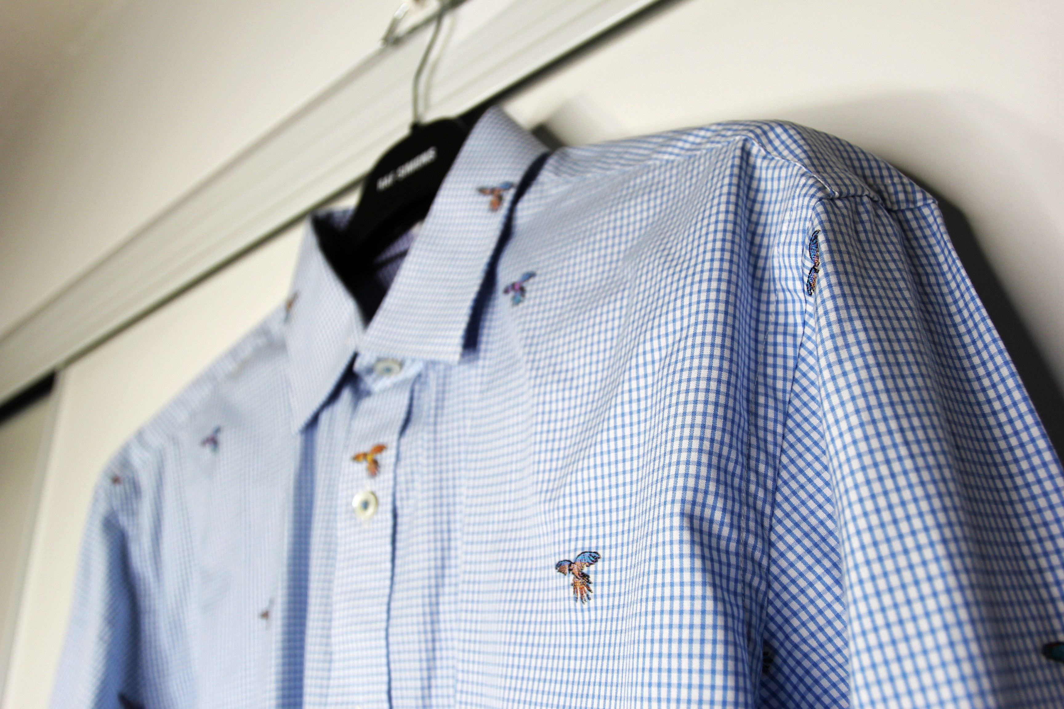BUGATCHI BNWT SS17 BUGATCHI BIRDS CHECKED SHIRT M Size US M / EU 48-50 / 2 - 4 Thumbnail