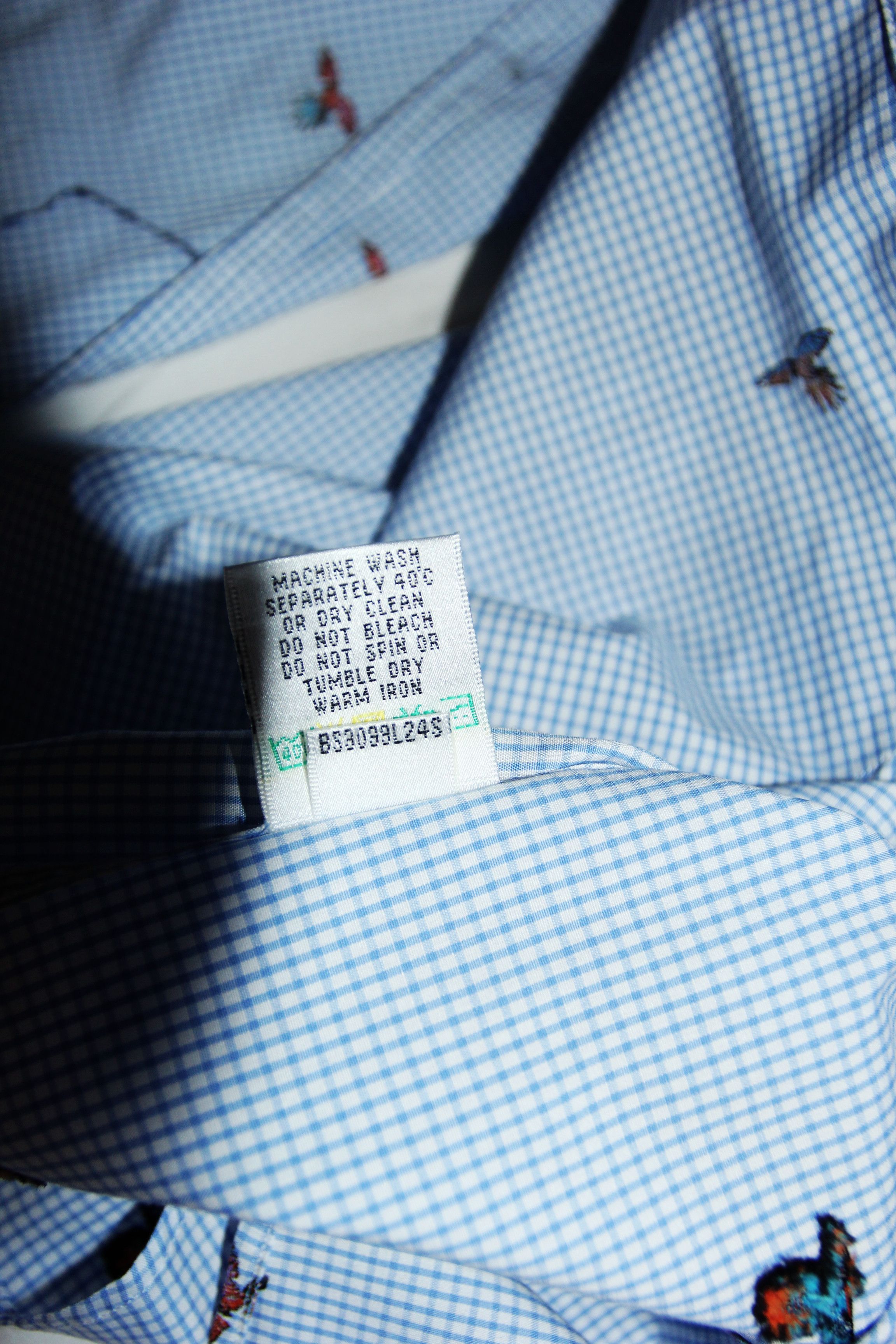 BUGATCHI BNWT SS17 BUGATCHI BIRDS CHECKED SHIRT M Size US M / EU 48-50 / 2 - 14 Thumbnail