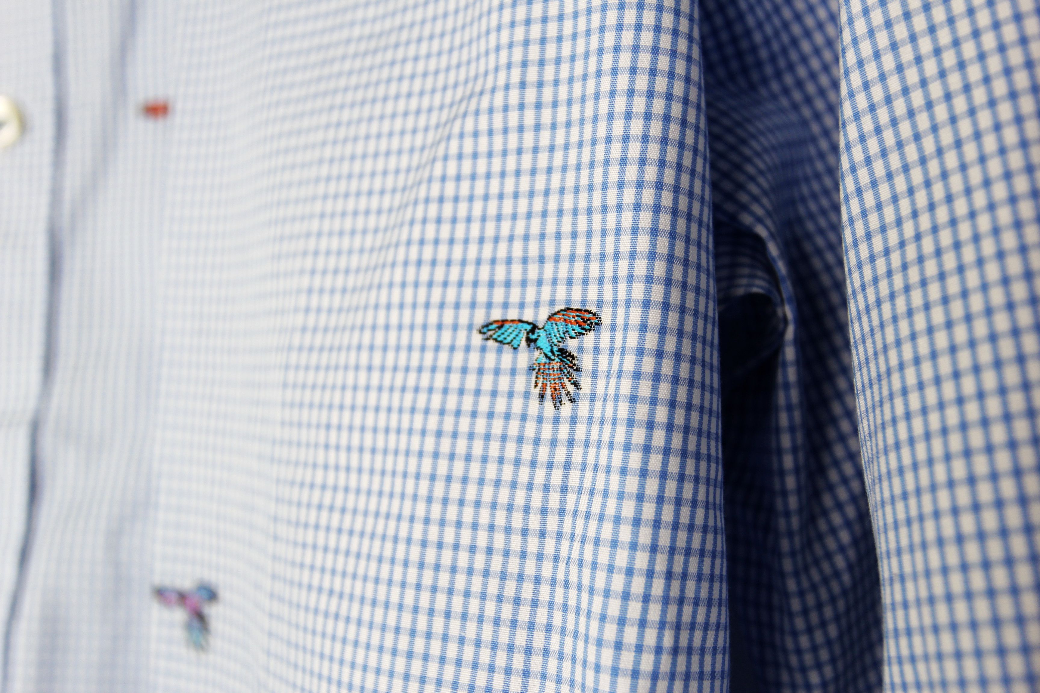 BUGATCHI BNWT SS17 BUGATCHI BIRDS CHECKED SHIRT M Size US M / EU 48-50 / 2 - 10 Thumbnail