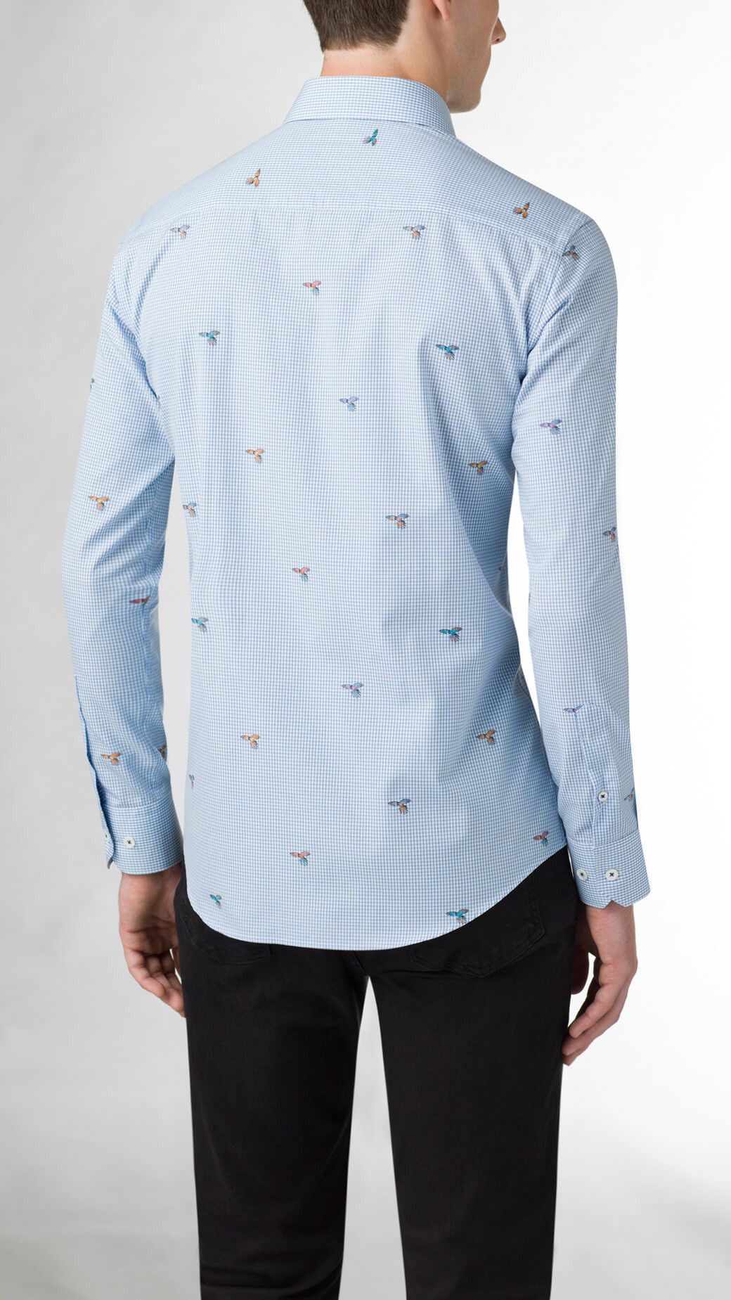 BUGATCHI BNWT SS17 BUGATCHI BIRDS CHECKED SHIRT M Size US M / EU 48-50 / 2 - 15 Thumbnail